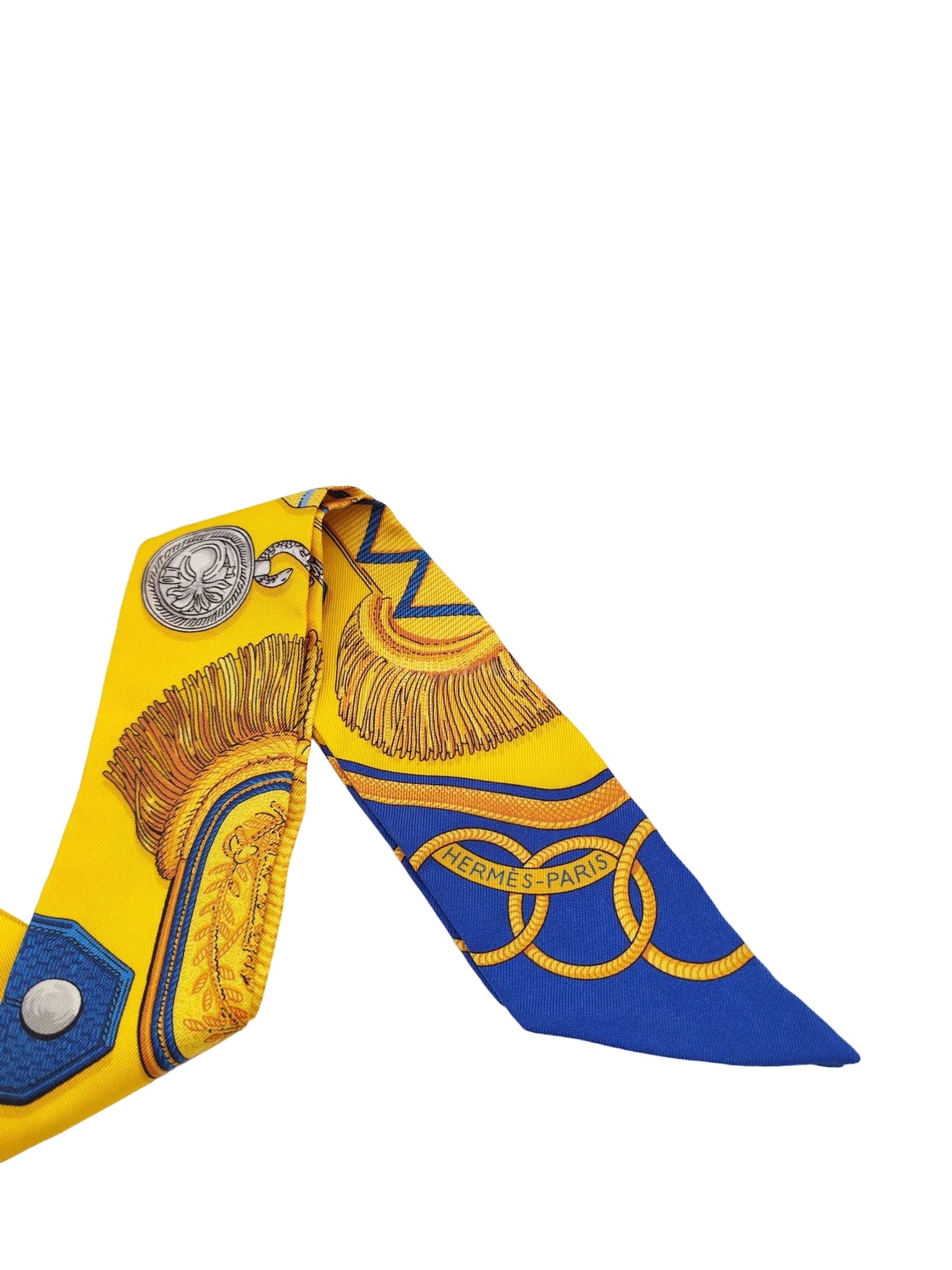 Epaulettes Silk Twilly | Purse Maison Luxury Bags Shop