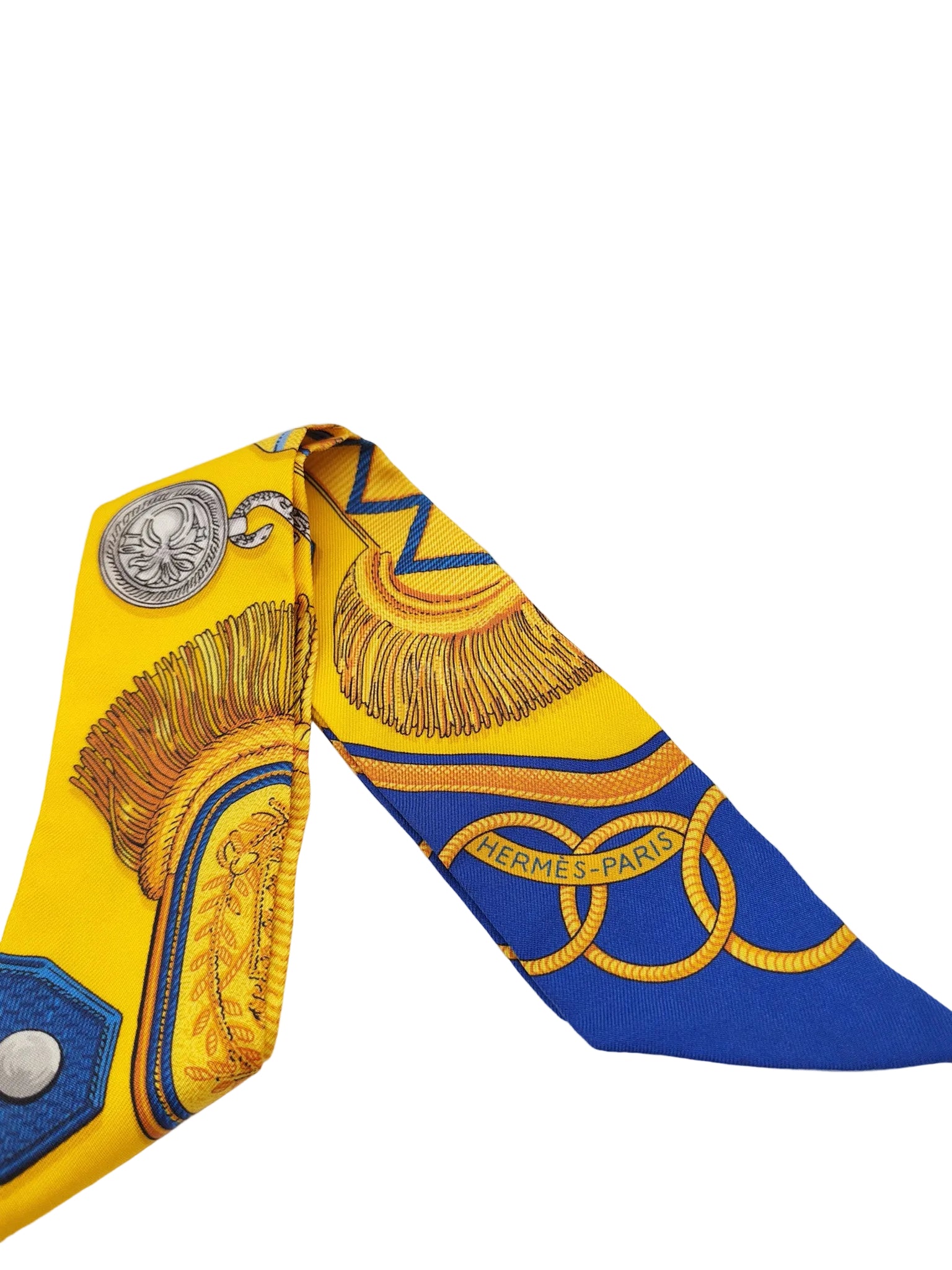 Epaulettes Silk Twilly | Purse Maison Luxury Bags Shop