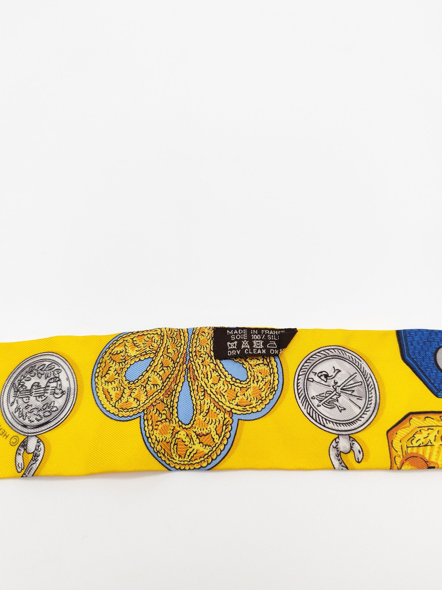 Epaulettes Silk Twilly | Purse Maison Luxury Bags Shop