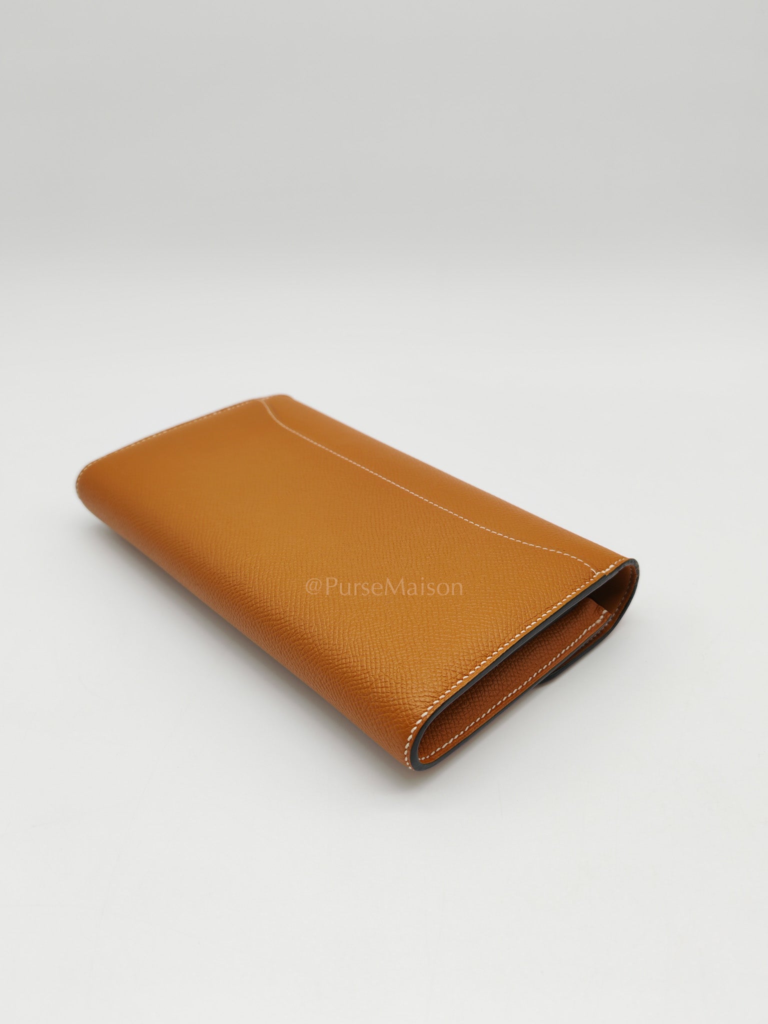 Constance To Go in Toffee Epsom Leather & Gold Hardware Stamp D (2019)