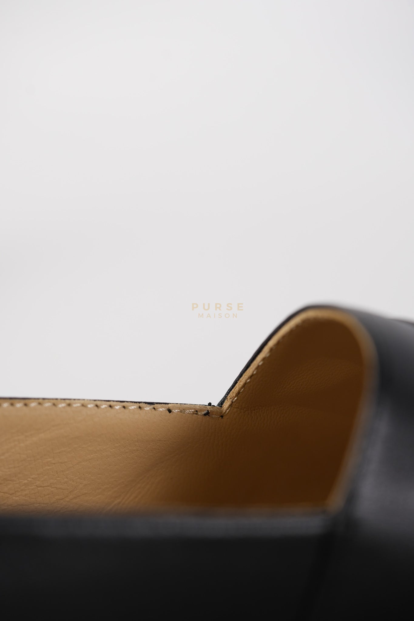 Espadrille Black in Lambskin Leather Size 38 EU (24 cm) | Purse Maison Luxury Bags Shop