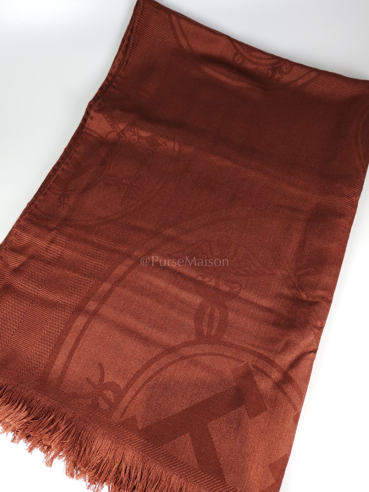 Etole New Libris Rouge Shawl (210cm x 75cm) | Purse Maison Luxury Bags Shop