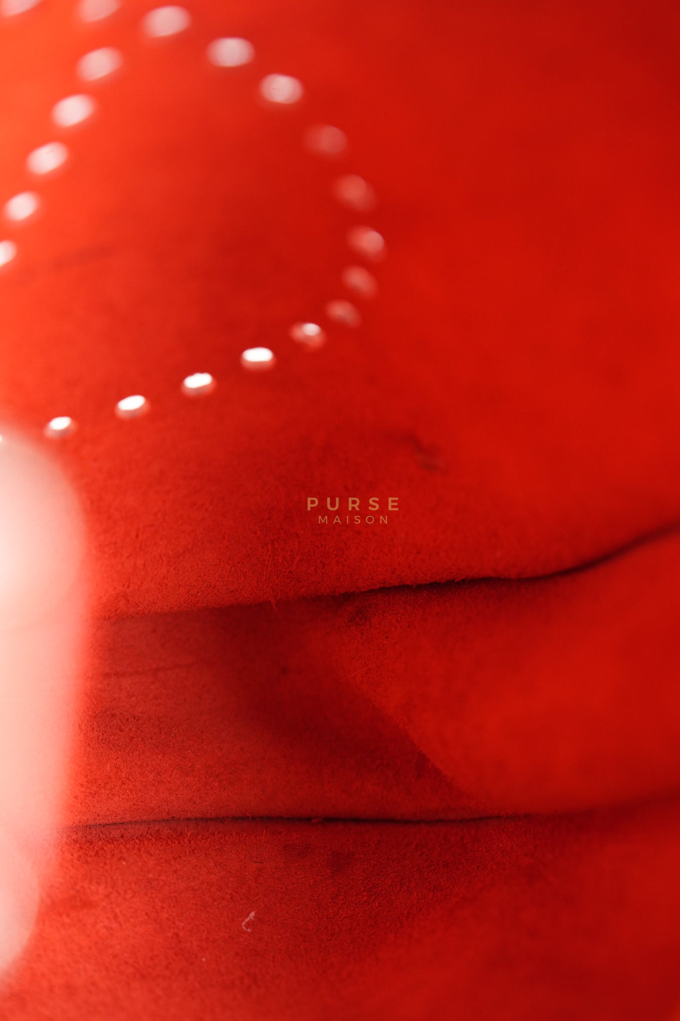 Evelyn GM in Red Clemence Palladium Hardware Stamp X(2017) | Purse Maison Luxury Bags Shop