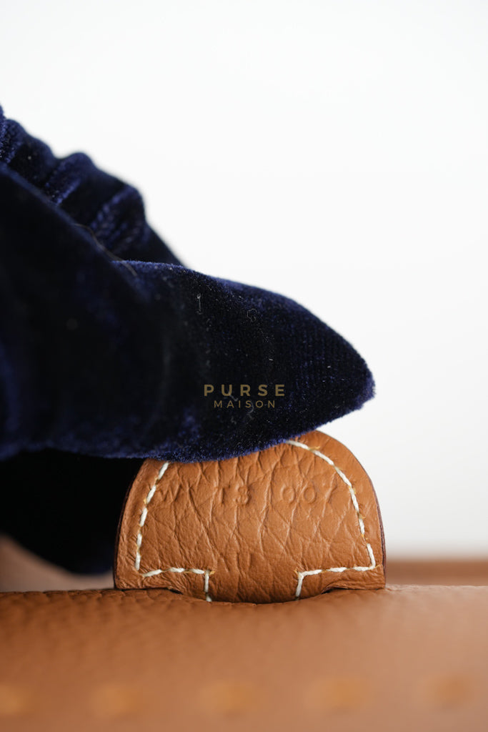 Evelyn PM in Gold Clemence Leather and Gold Hardware Stamp W (2024) | Purse Maison Luxury Bags Shop