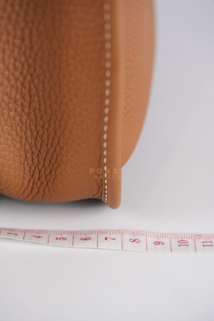 Evelyn PM in Gold Clemence Leather and Gold Hardware Stamp W (2024) | Purse Maison Luxury Bags Shop