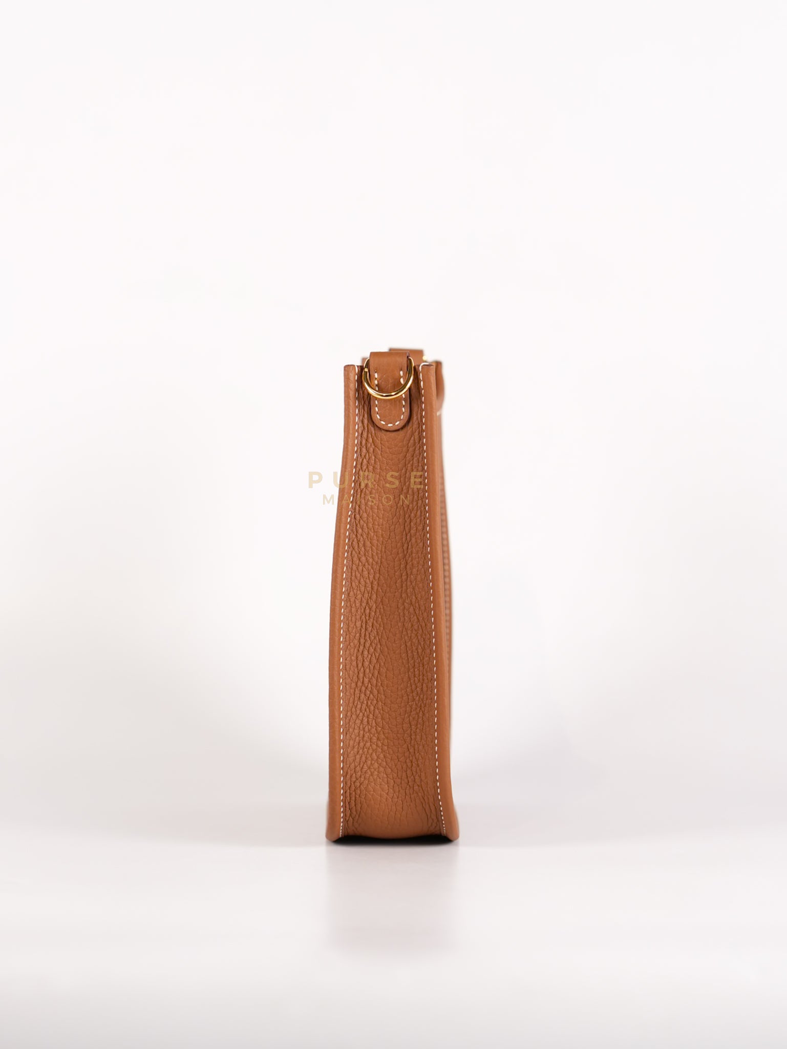 Evelyne 16 TPM in Gold Clemence Leather and Gold Hardware Stamp K (2025) | Purse Maison Luxury Bags Shop