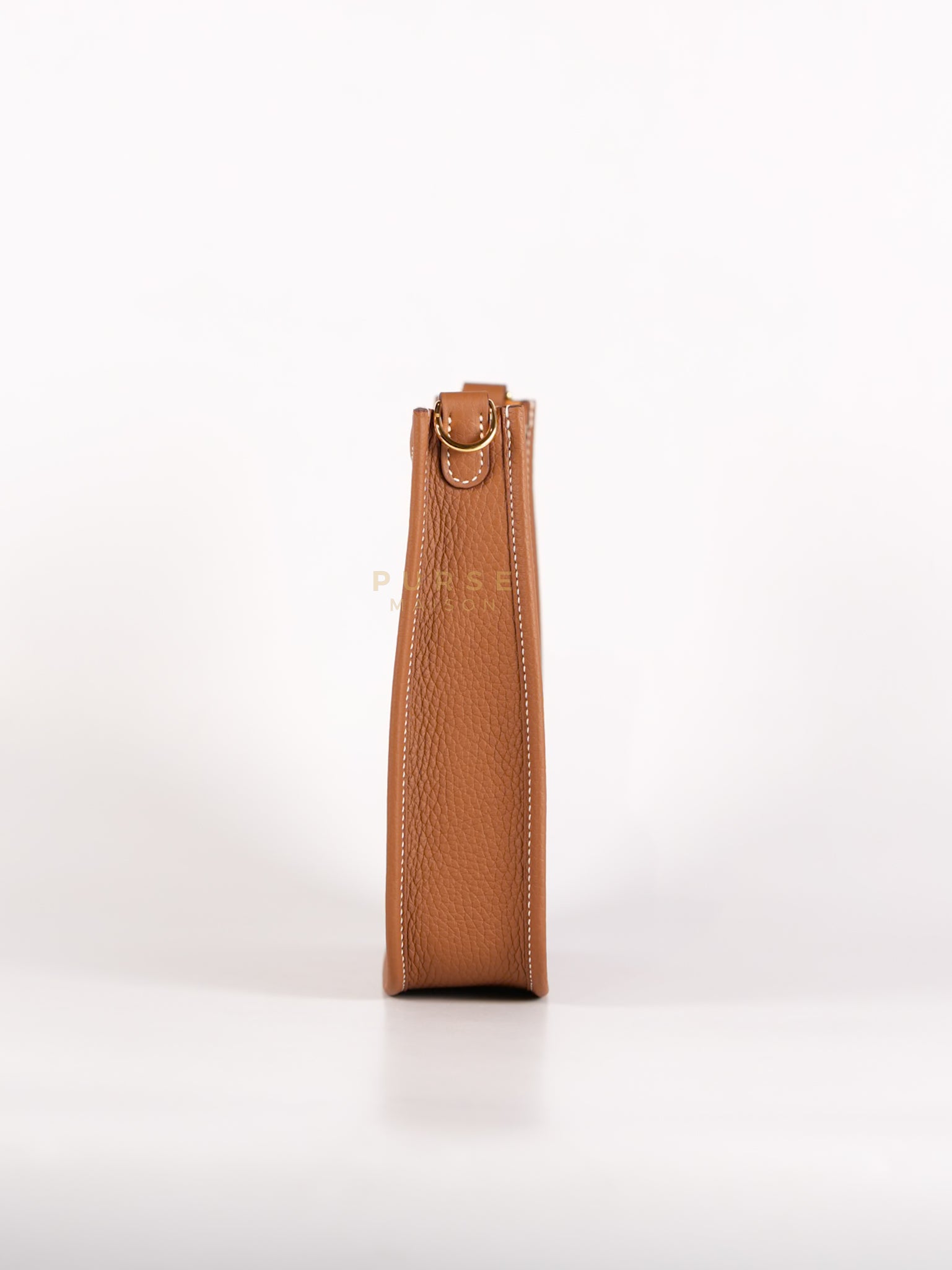 Evelyne 16 TPM in Gold Clemence Leather and Gold Hardware Stamp K (2025) | Purse Maison Luxury Bags Shop