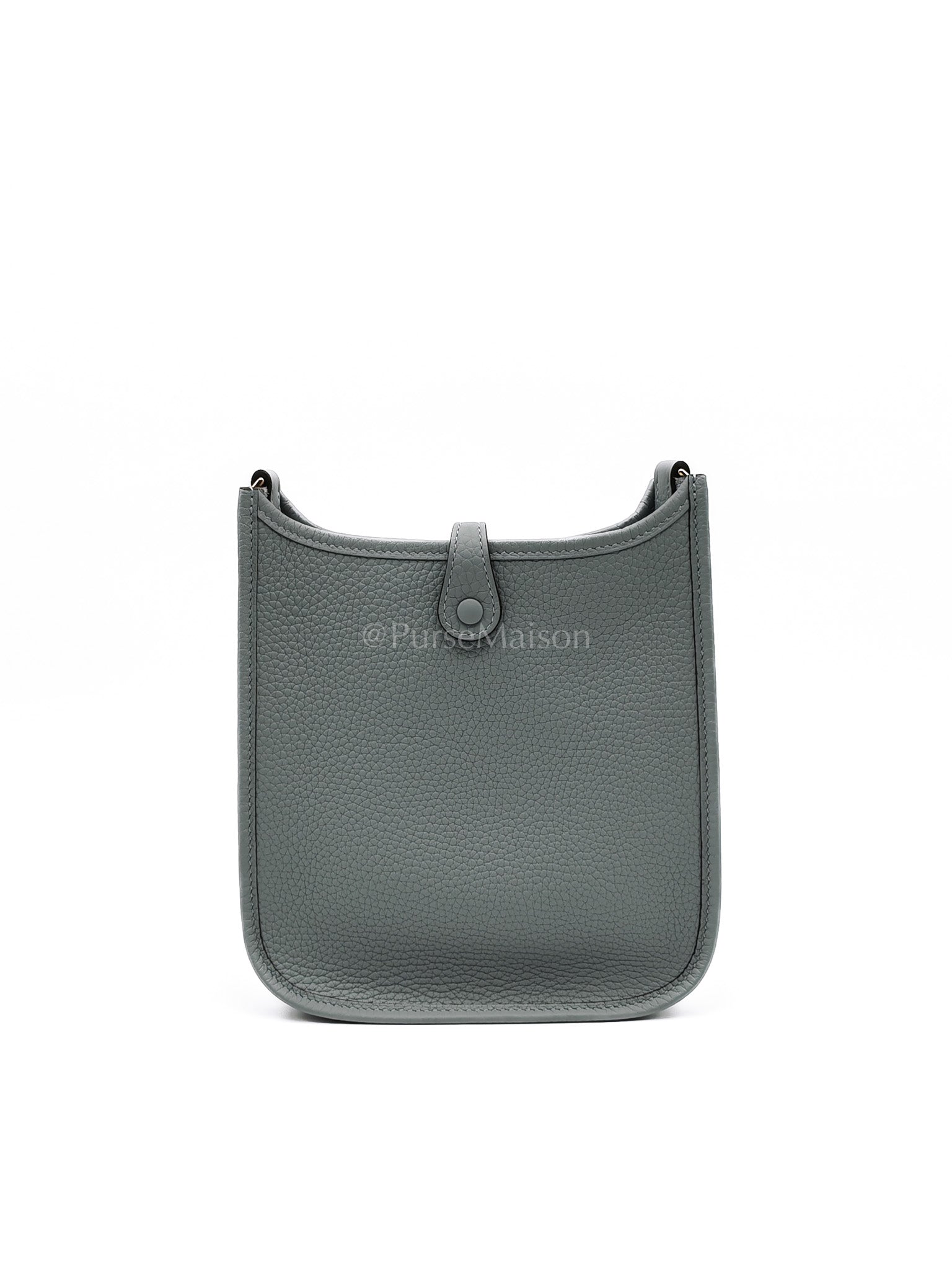 Evelyne 16 TPM in Gris Pantin Clemence Leather Gold Hardware Stamp K(2025) | Purse Maison Luxury Bags Shop