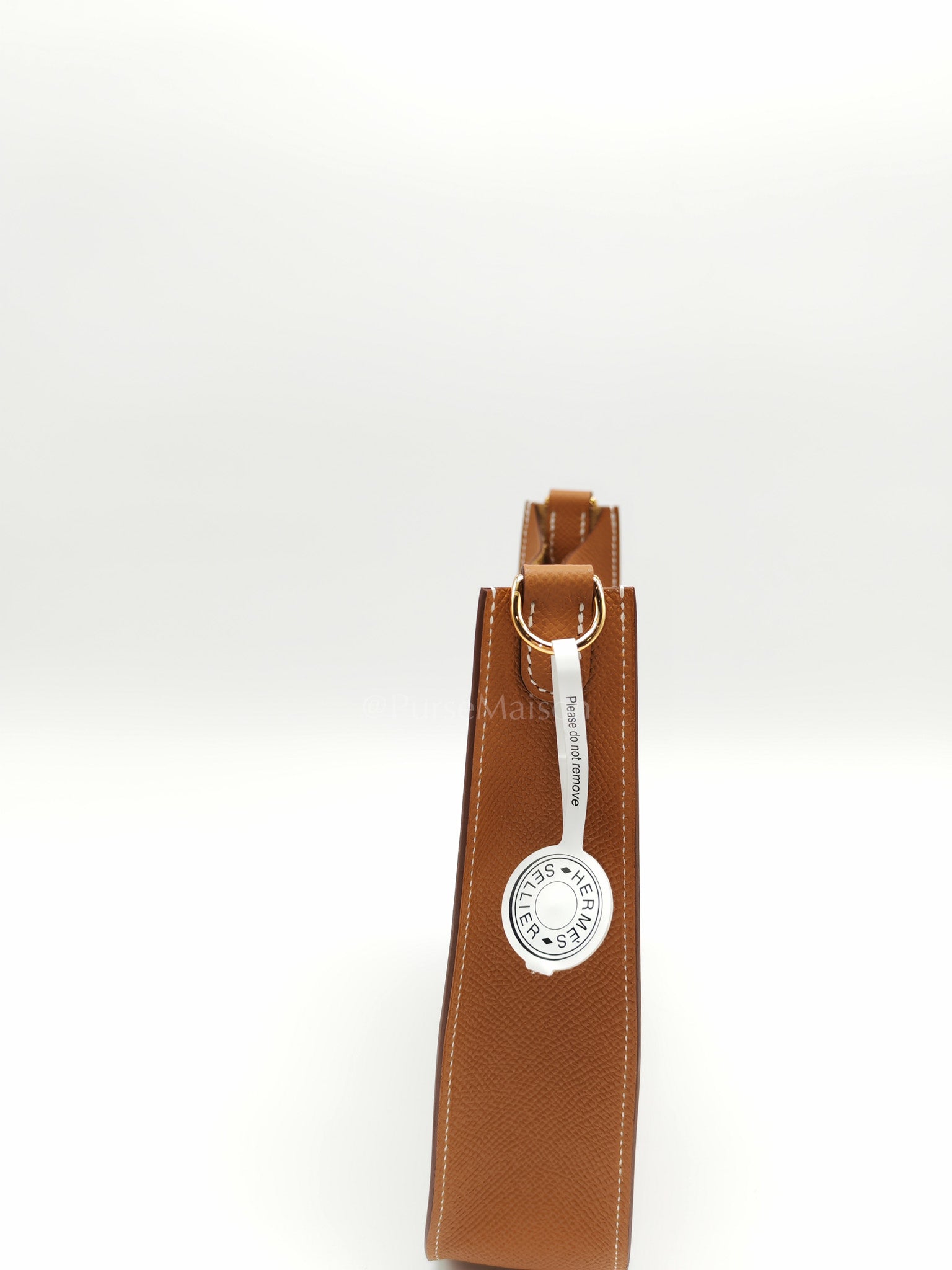 Evelyne 16 TPM Sellier in Gold Epsom Leather and Gold Hardware Stamp K (2025) | Purse Maison Luxury Bags Shop