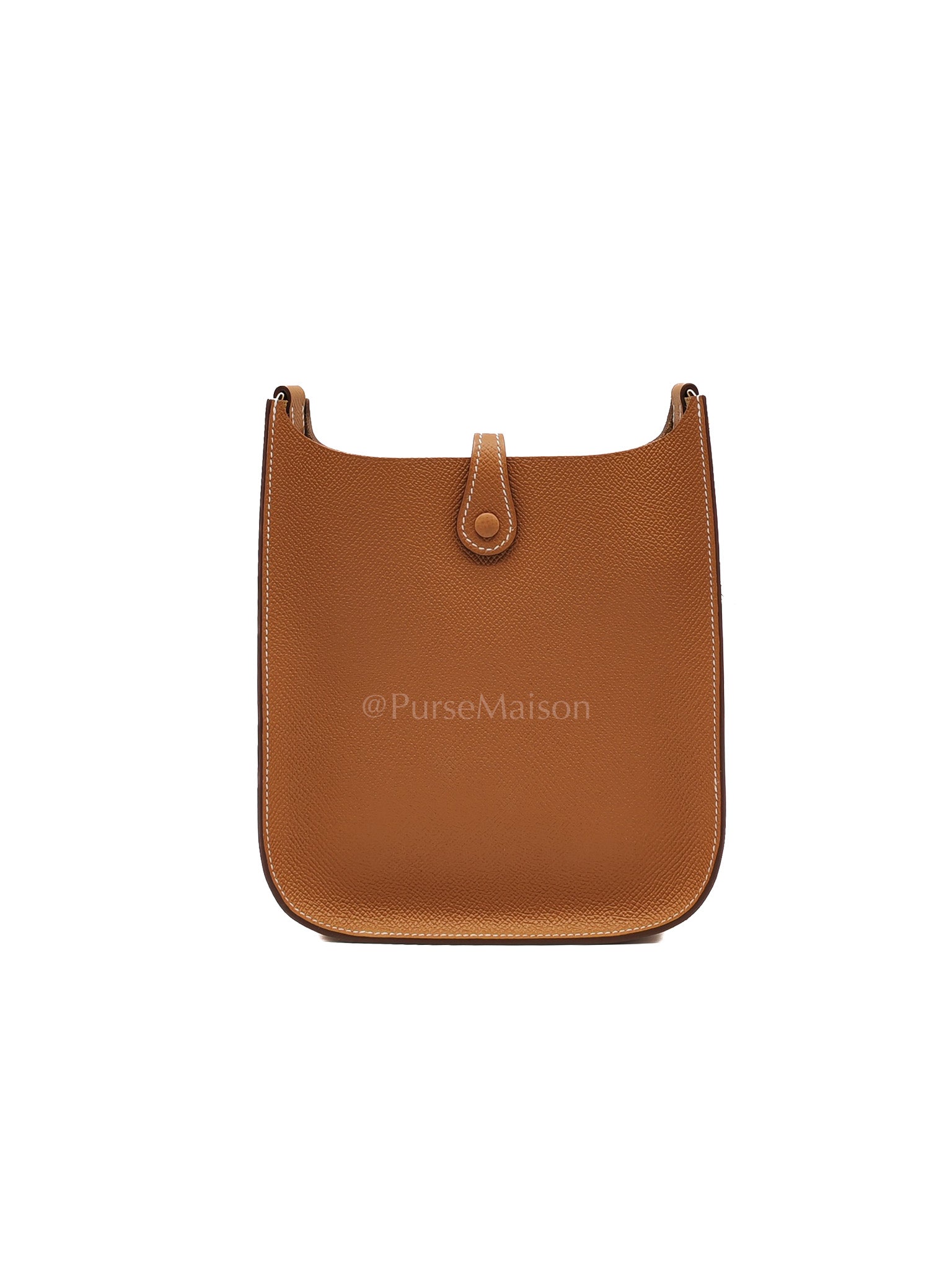 Evelyne 16 TPM Sellier in Gold Epsom Leather and Gold Hardware Stamp K (2025) | Purse Maison Luxury Bags Shop