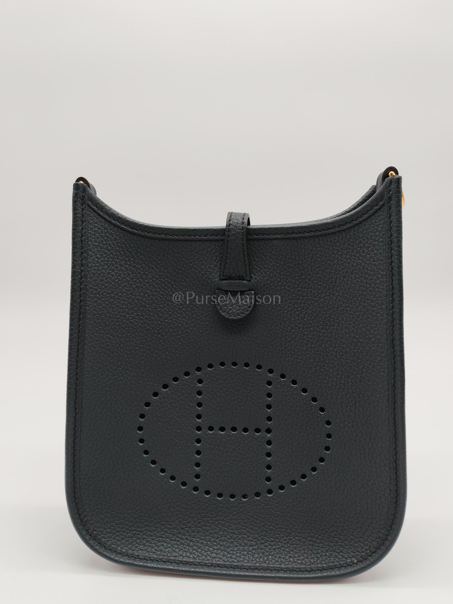 Evelyne 16 TPM Taurillion Maurice Vert Rousseau in Gold Hardware Stamp B(2023) | Purse Maison Luxury Bags Shop