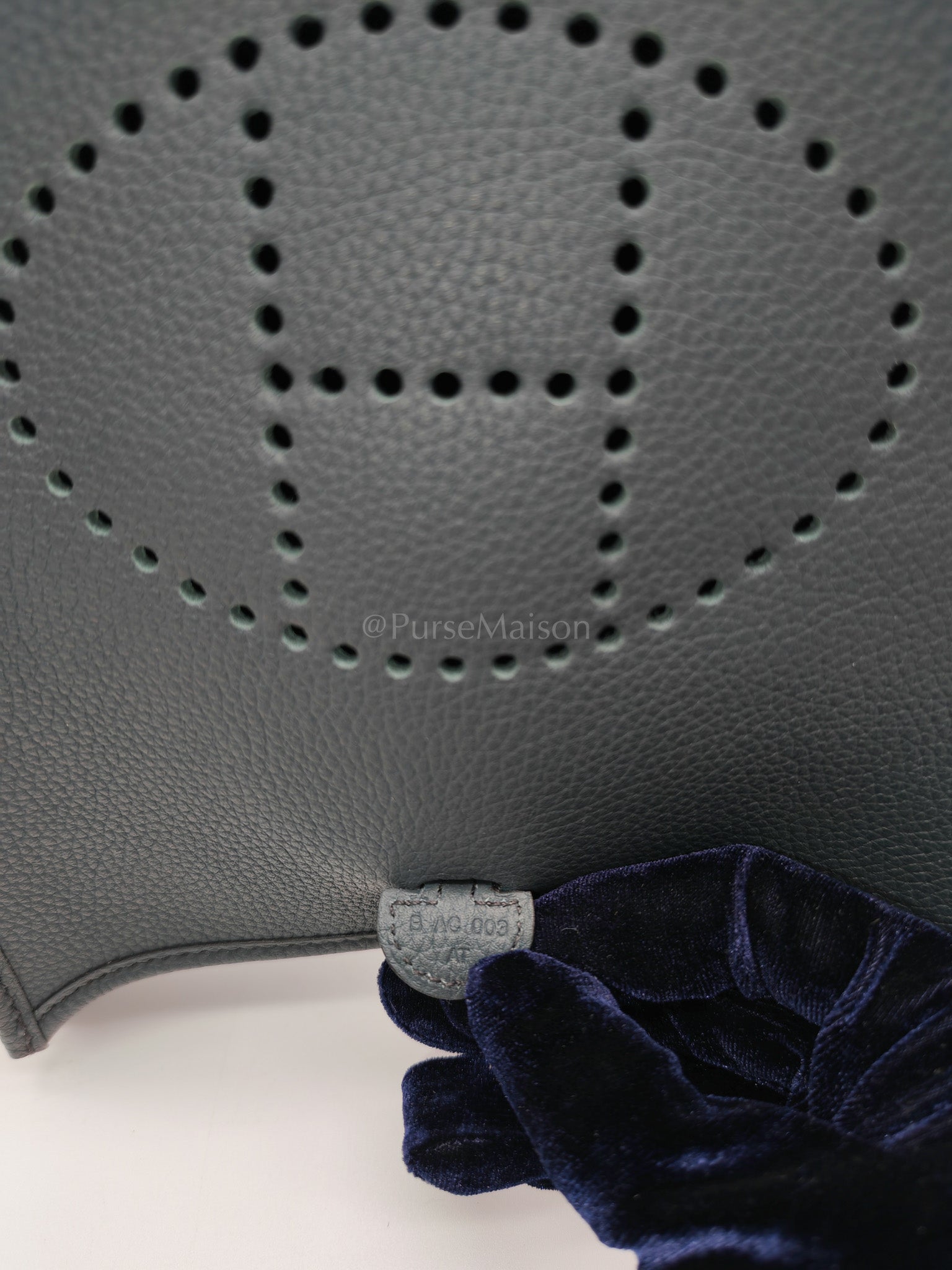 Evelyne 16 TPM Taurillion Maurice Vert Rousseau in Gold Hardware Stamp B(2023) | Purse Maison Luxury Bags Shop