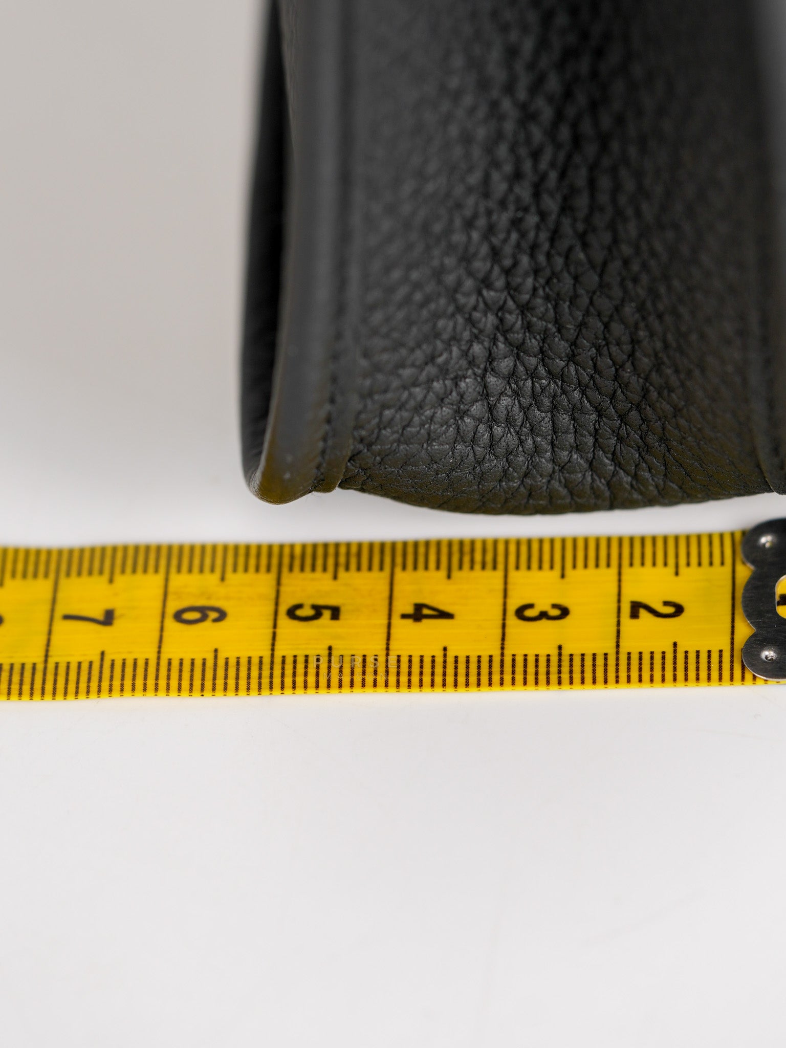 Evelyne TPM Black Clemence Leather in Gold Hardware Stamp D (2019) | Purse Maison Luxury Bags Shop