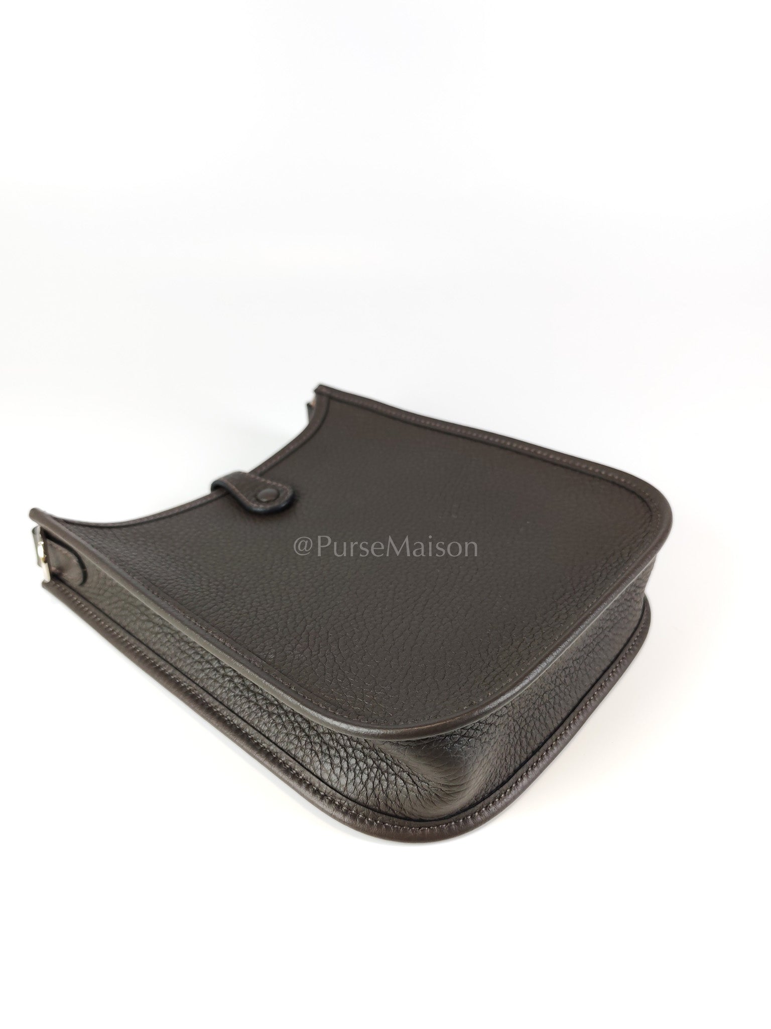 Evelyne TPM Ebene in Clemence Leather and Palladium Hardware Stamp K (2025) | Purse Maison Luxury Bags Shop