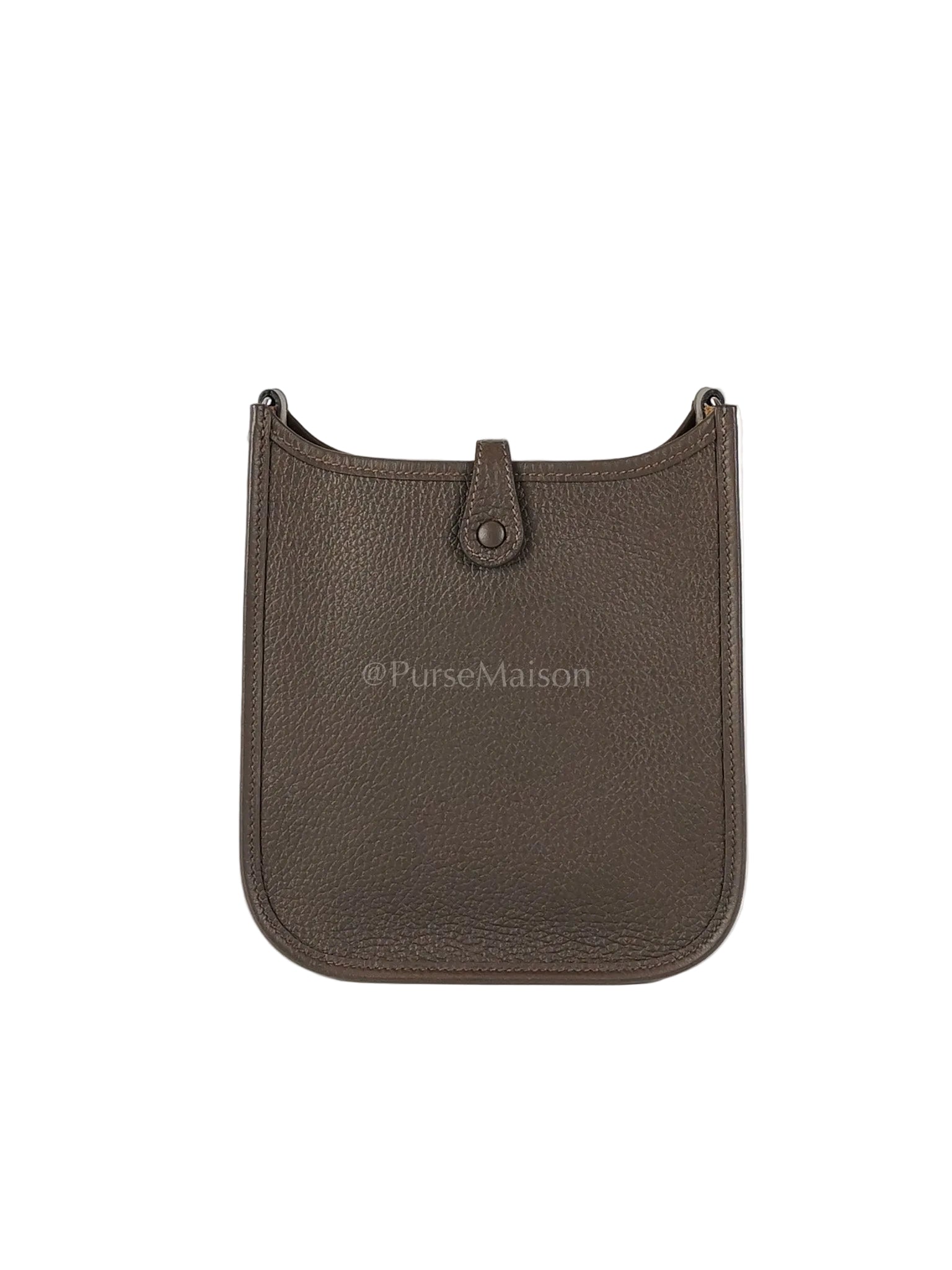 Evelyne TPM Ebene in Clemence Leather and Palladium Hardware Stamp K (2025) | Purse Maison Luxury Bags Shop