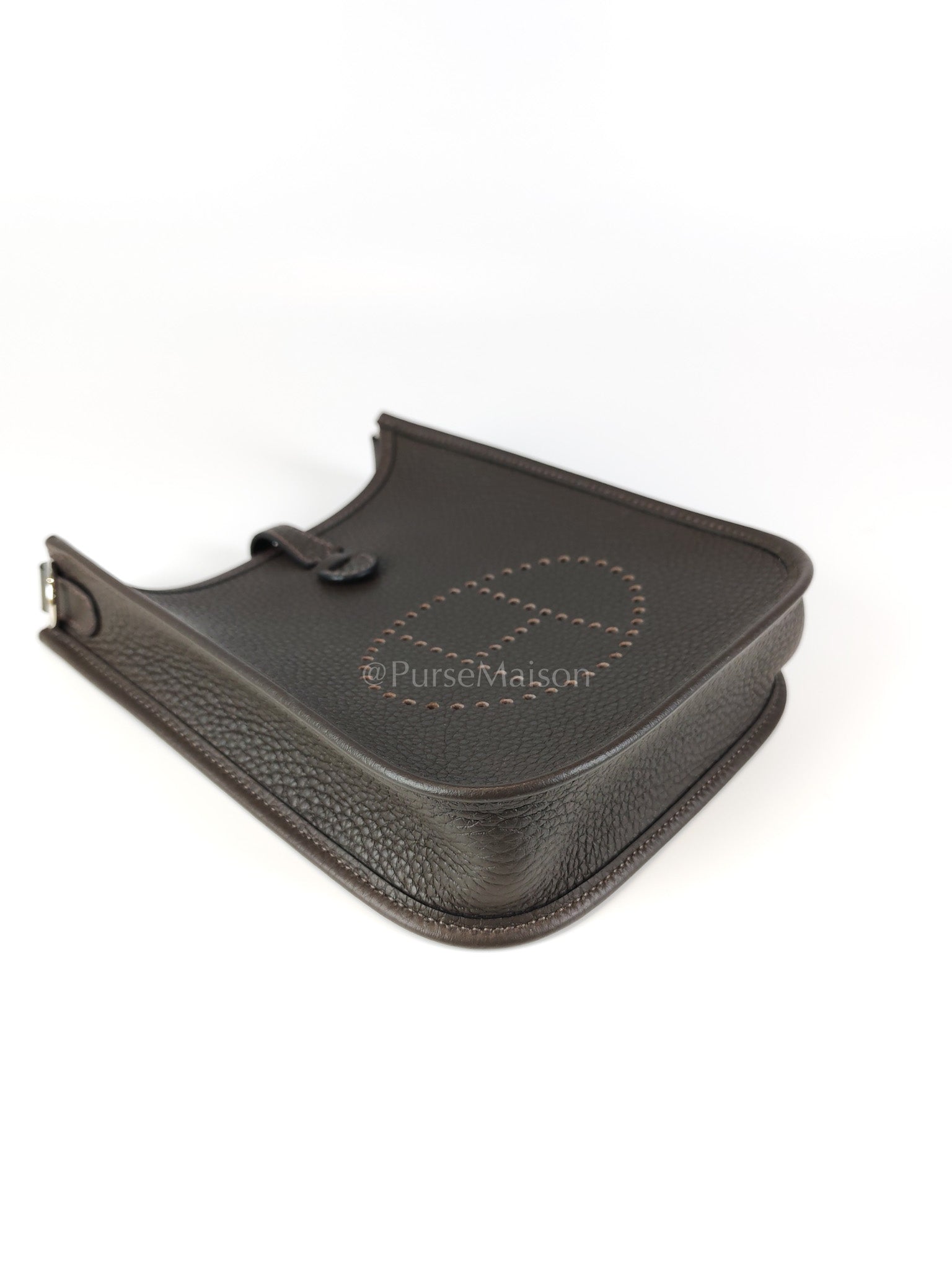 Evelyne TPM Ebene in Clemence Leather and Palladium Hardware Stamp K (2025) | Purse Maison Luxury Bags Shop