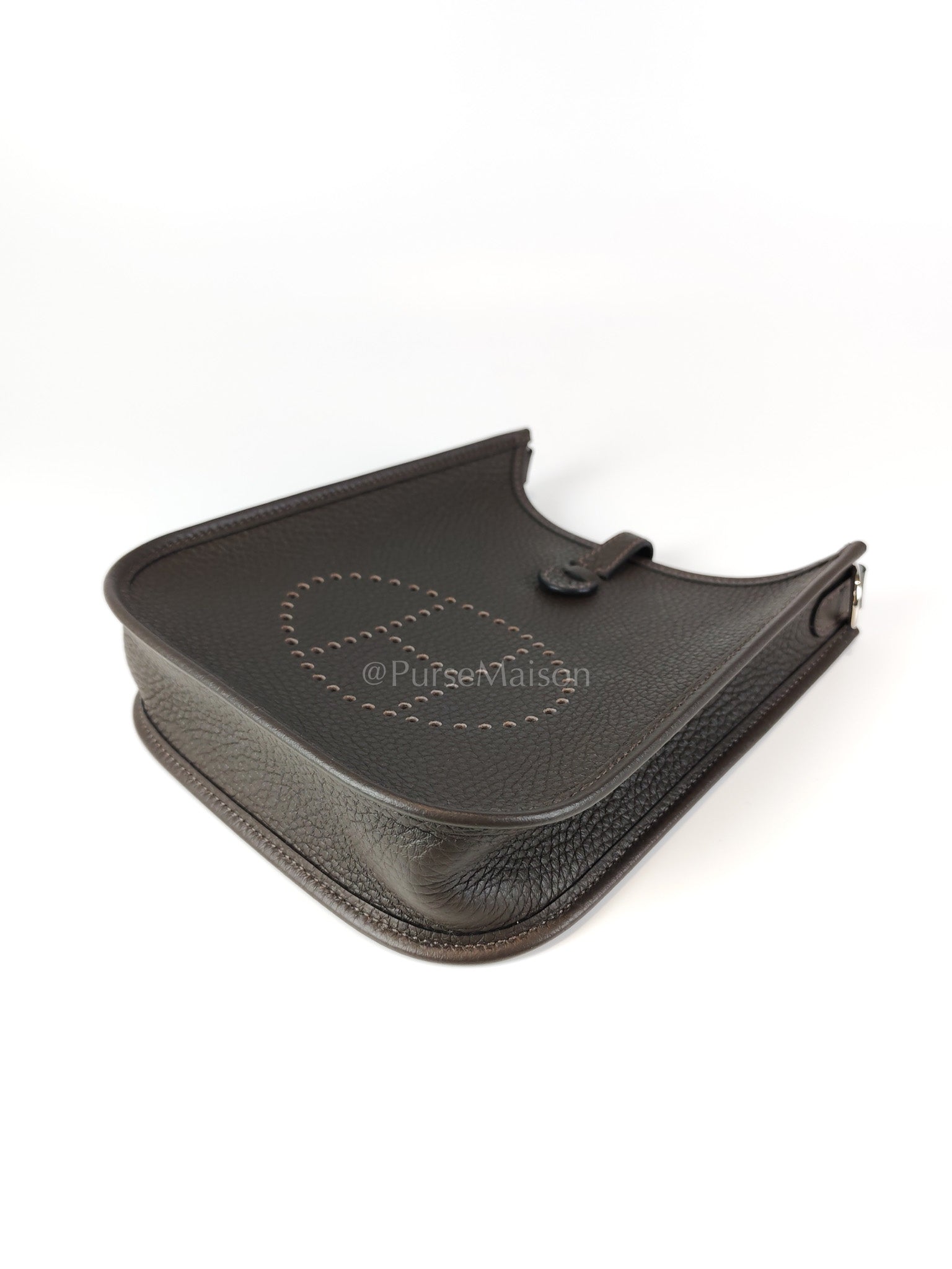 Evelyne TPM Ebene in Clemence Leather and Palladium Hardware Stamp K (2025) | Purse Maison Luxury Bags Shop