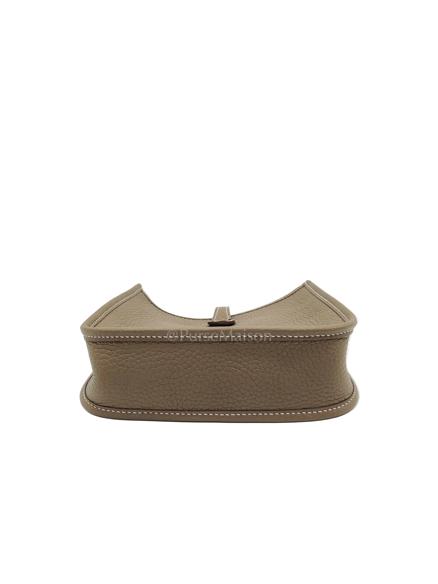 Evelyne TPM Etoupe in Clemence Leather and Palladium Hardware Stamp K (2025) | Purse Maison Luxury Bags Shop