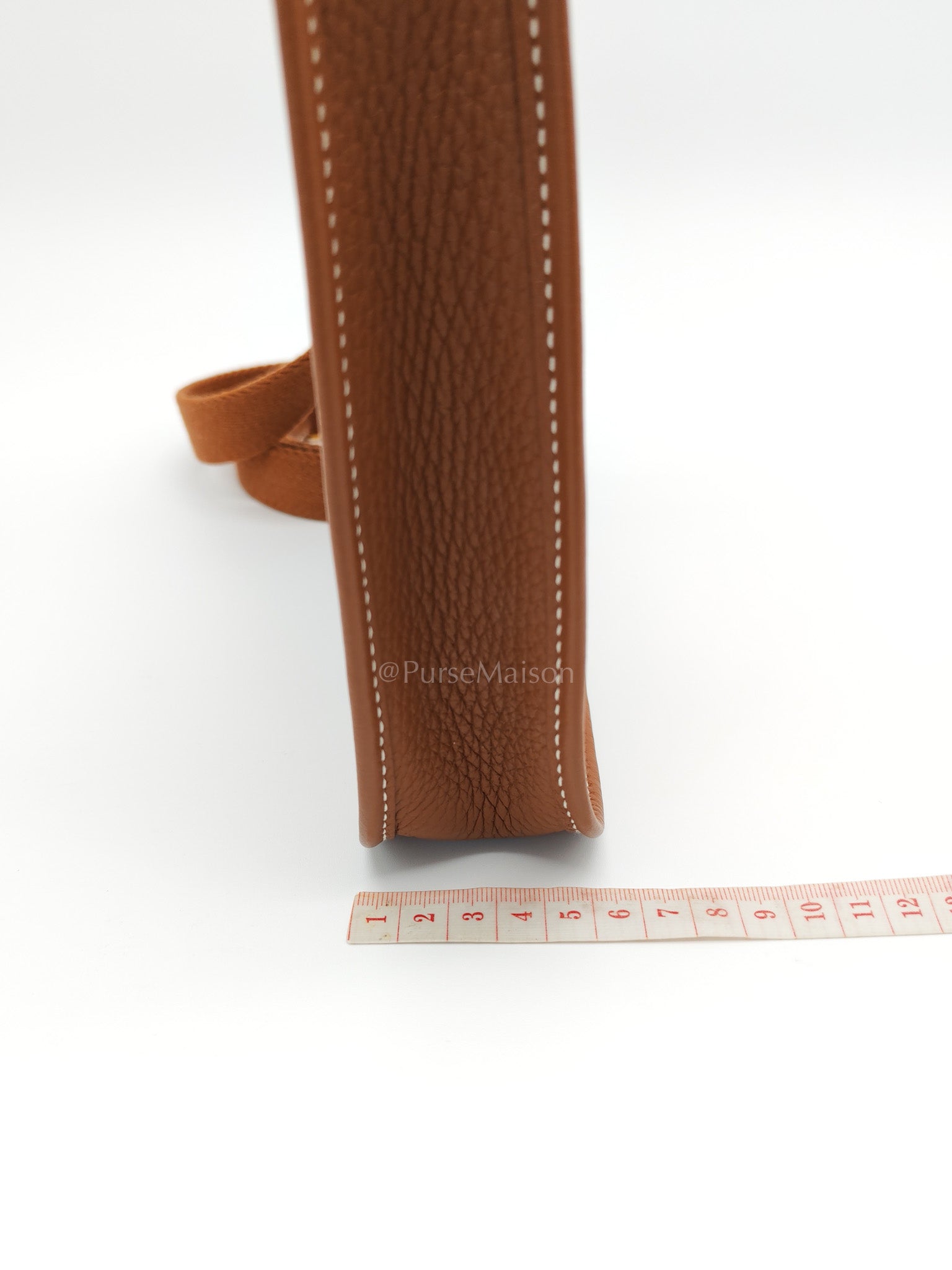 Evelyne TPM Gold Clemence Leather and Gold Hardware Stamp W(2024) | Purse Maison Luxury Bags Shop