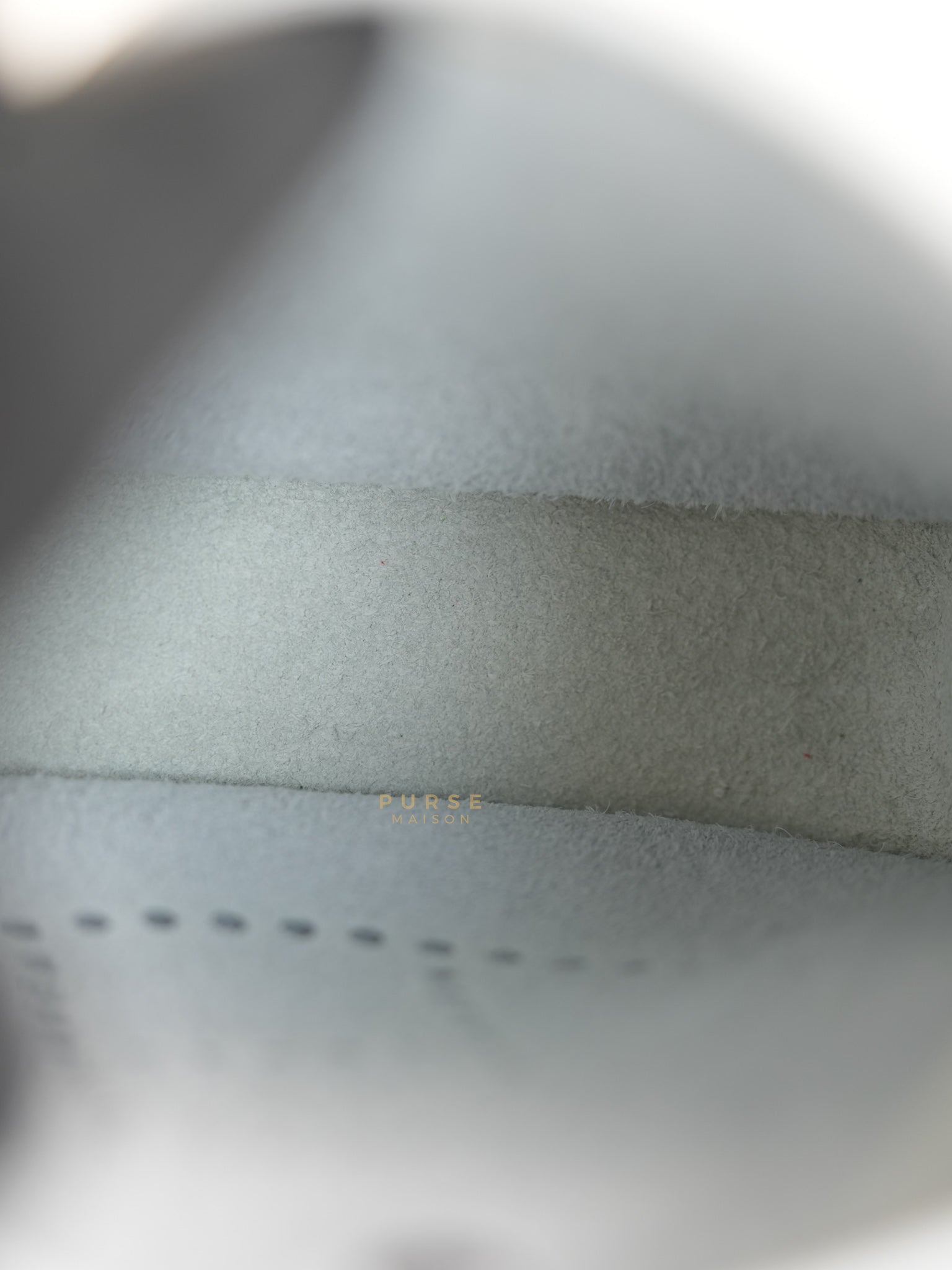 Evelyne TPM in Bleu Pale Taurillon Clemence Leather in Gold Hardware Stamp W (2024) | Purse Maison Luxury Bags Shop