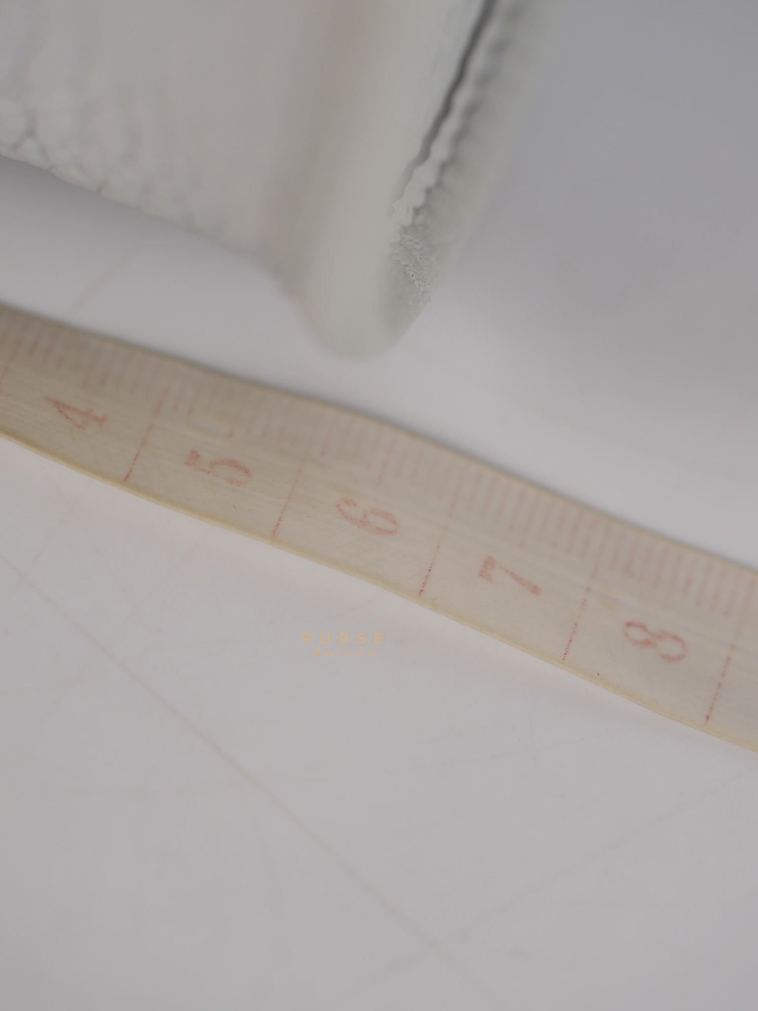 Evelyne TPM in Bleu Pale Taurillon Clemence Leather in Gold Hardware Stamp W (2024) | Purse Maison Luxury Bags Shop