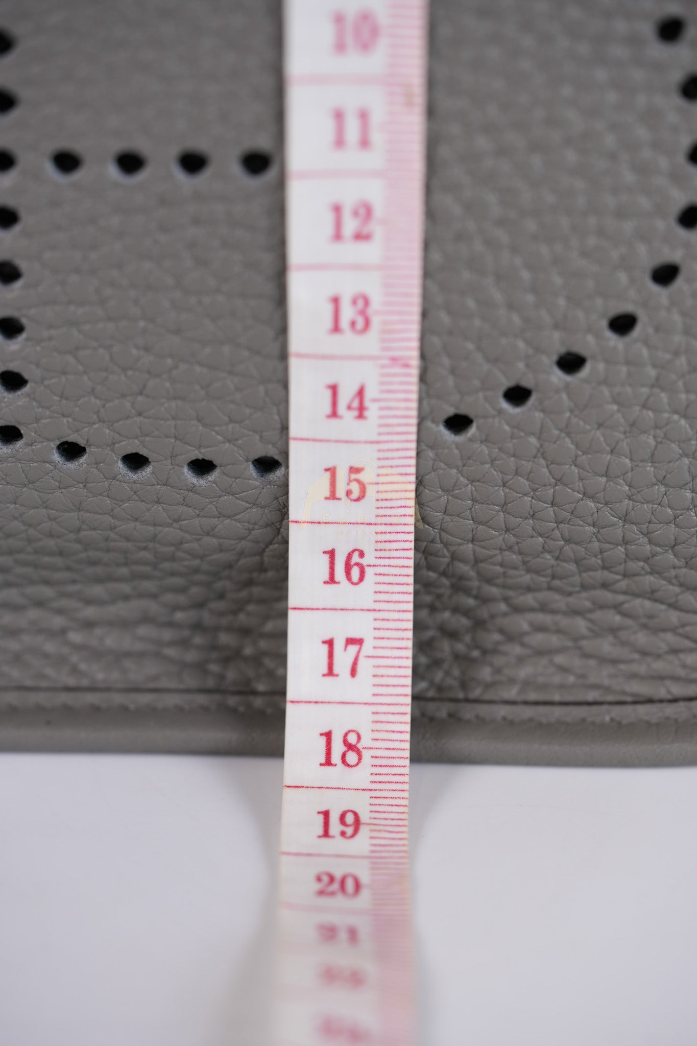 Evelyne TPM in Gris Meyer Clemence Bull Calfskin Gold Hardware Stamp K(2025) | Purse Maison Luxury Bags Shop