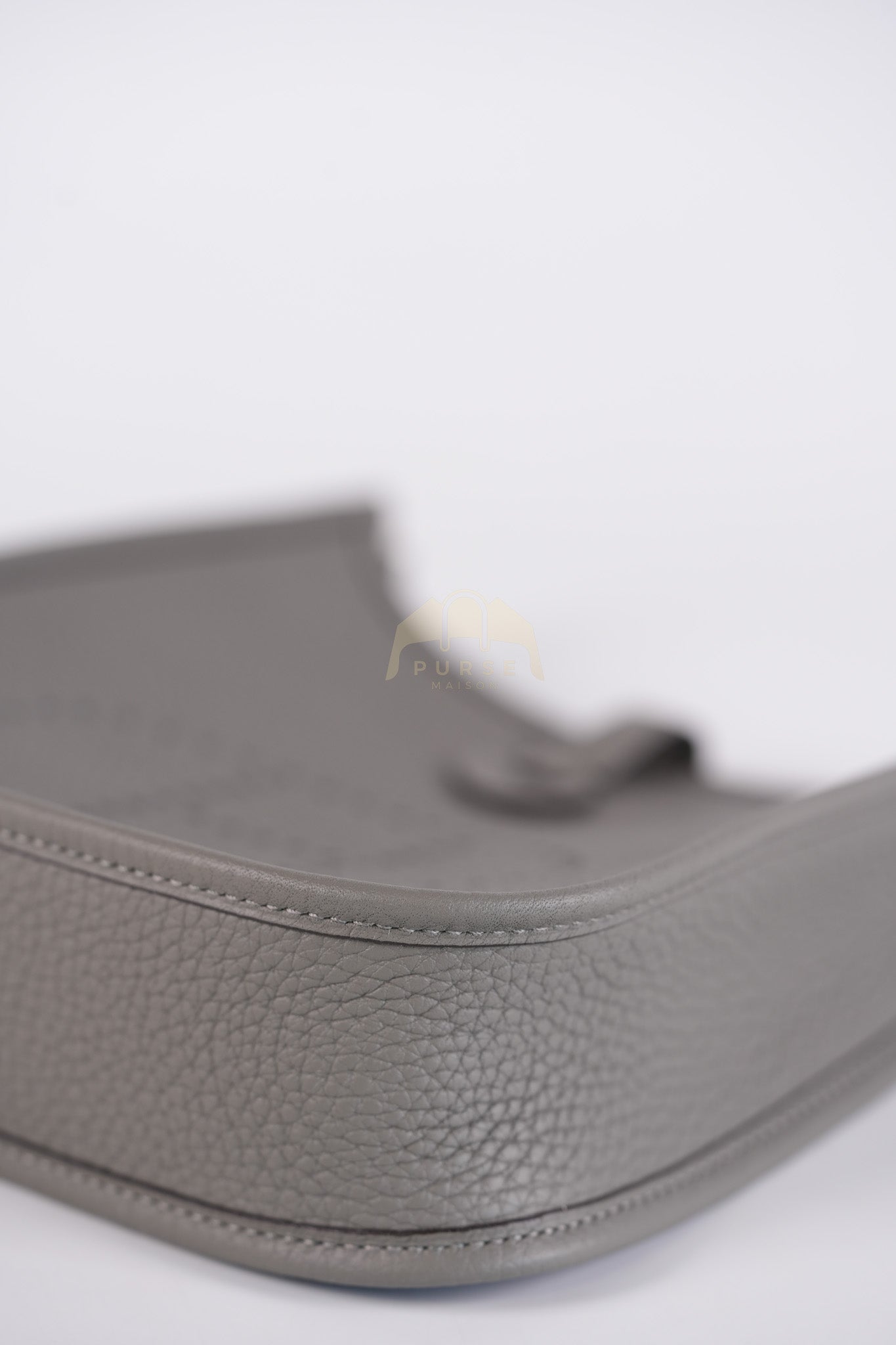 Evelyne TPM in Gris Meyer Clemence Bull Calfskin Gold Hardware Stamp K(2025) | Purse Maison Luxury Bags Shop