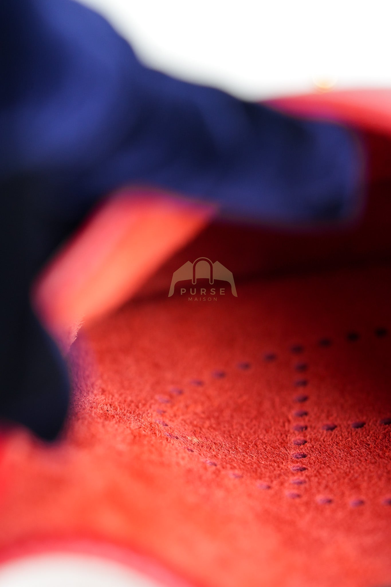 Evelyne TPM Red in Clemence Leather and Gold Hardware Stamp C (2018) | Purse Maison Luxury Bags Shop