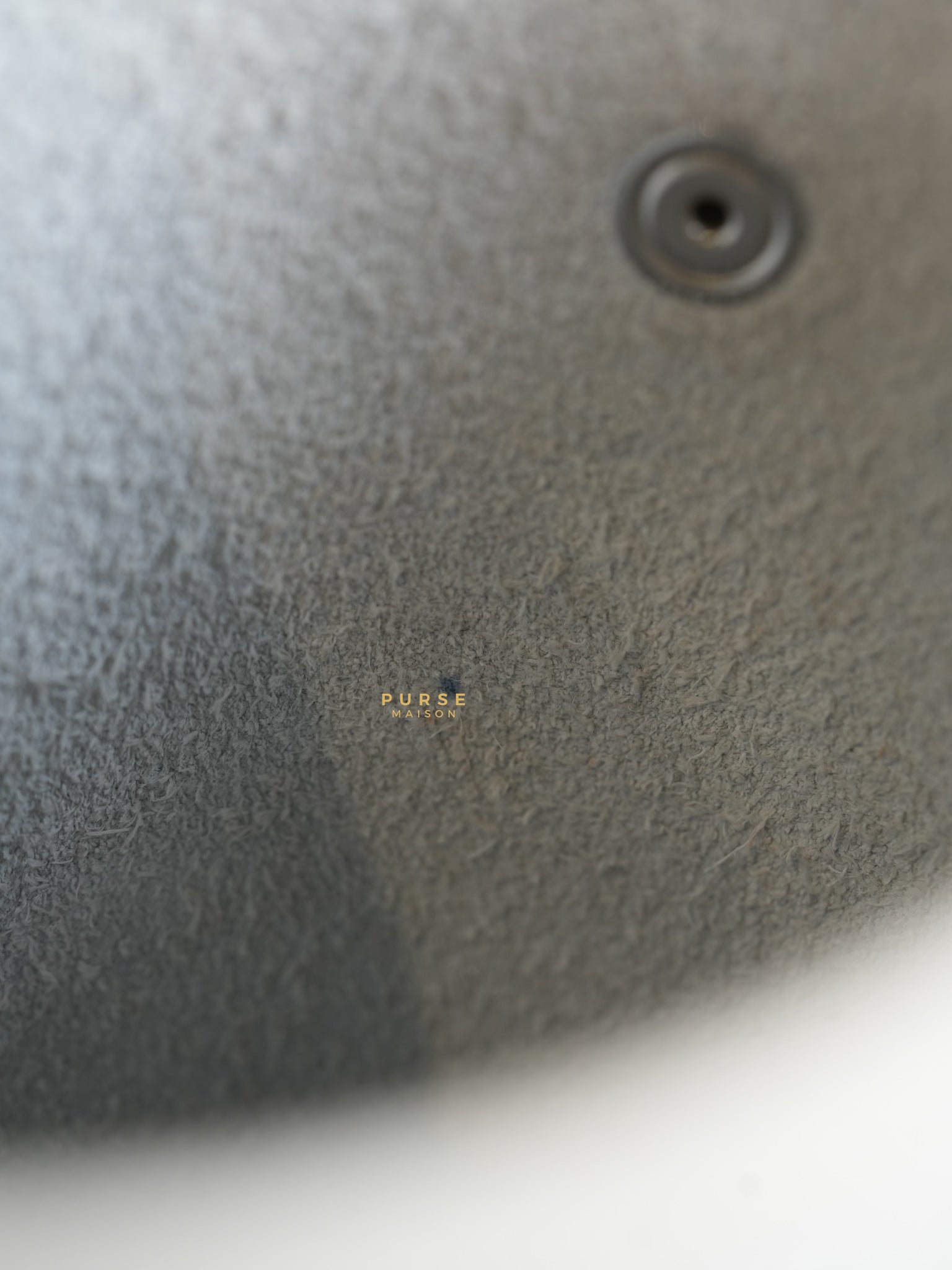 Evelyne TPM White Taurillon Clemence Leather and Palladium Hardware Stamp B | Purse Maison Luxury Bags Shop