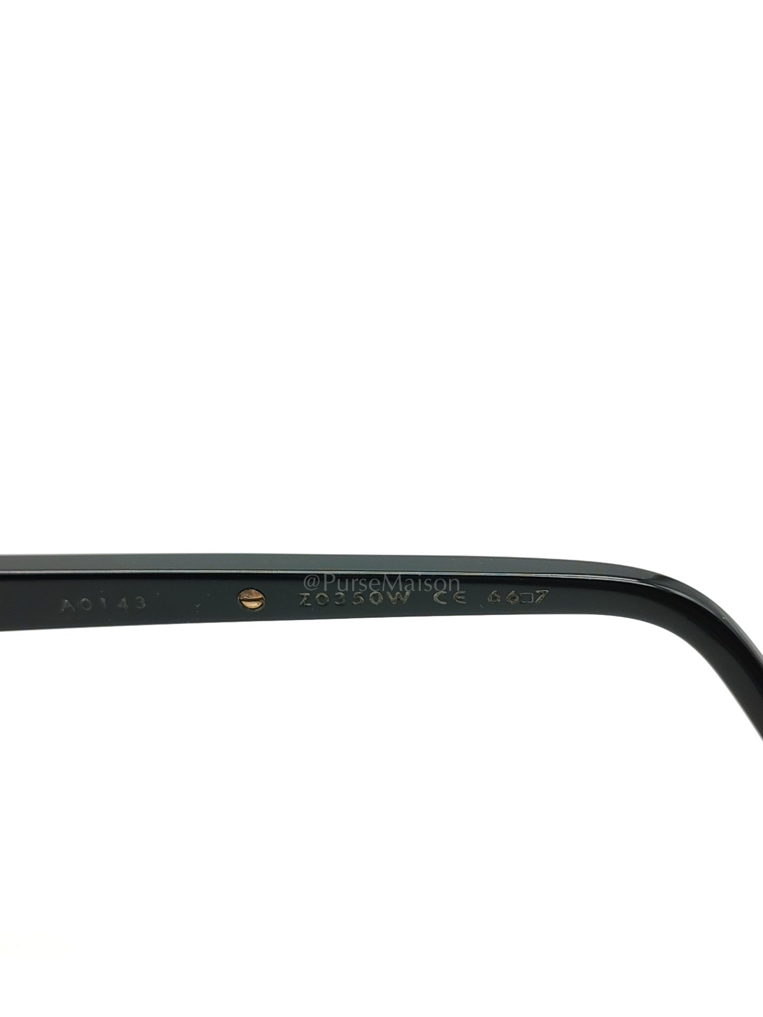Evidence Millionaire Sunglasses in Sleek Black Acetate Frame & Gold Hardware | Purse Maison Luxury Bags Shop