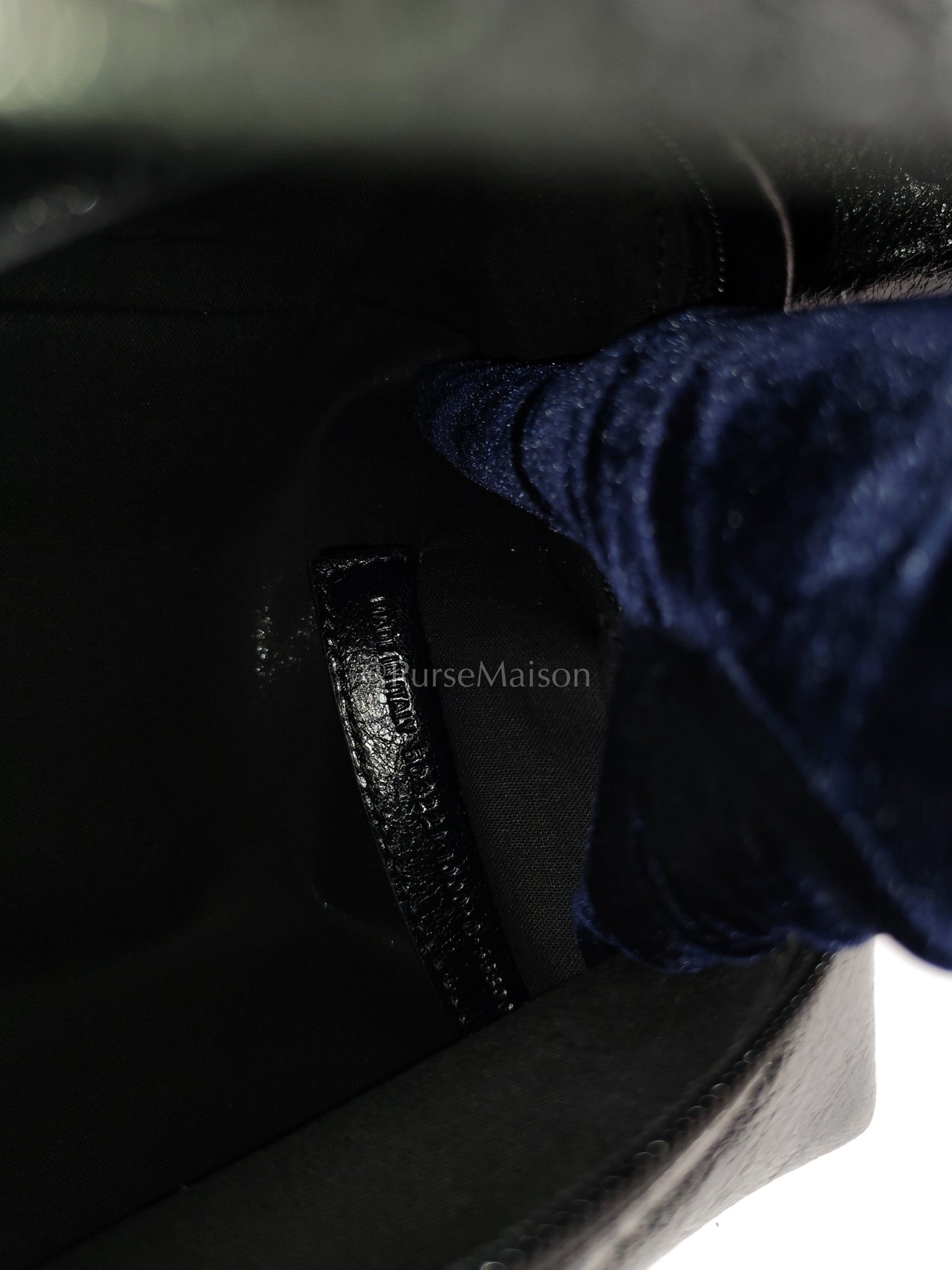 Explorer Blackpack in Black Crinkled Leather | Purse Maison Luxury Bags Shop