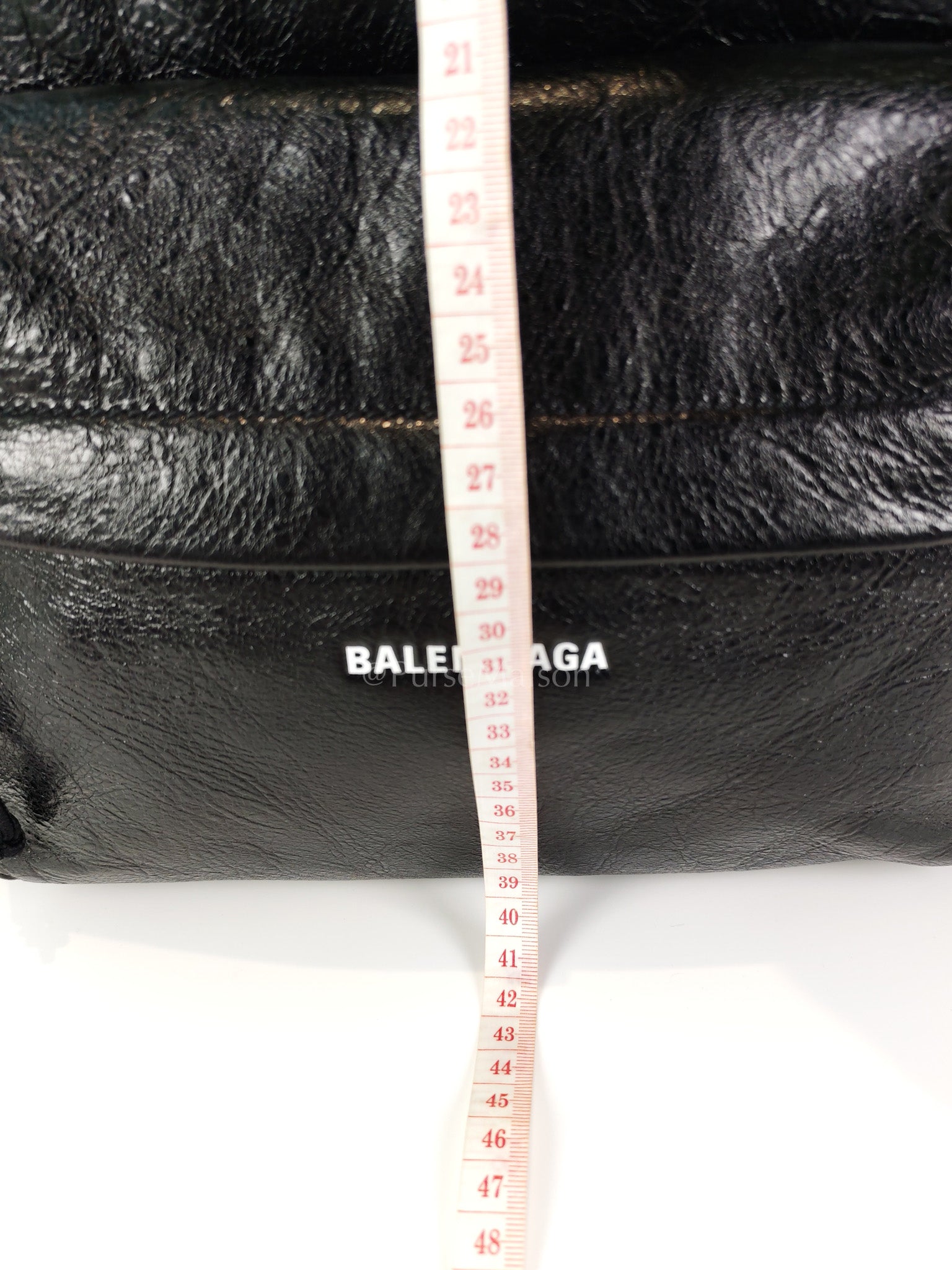 Explorer Blackpack in Black Crinkled Leather | Purse Maison Luxury Bags Shop