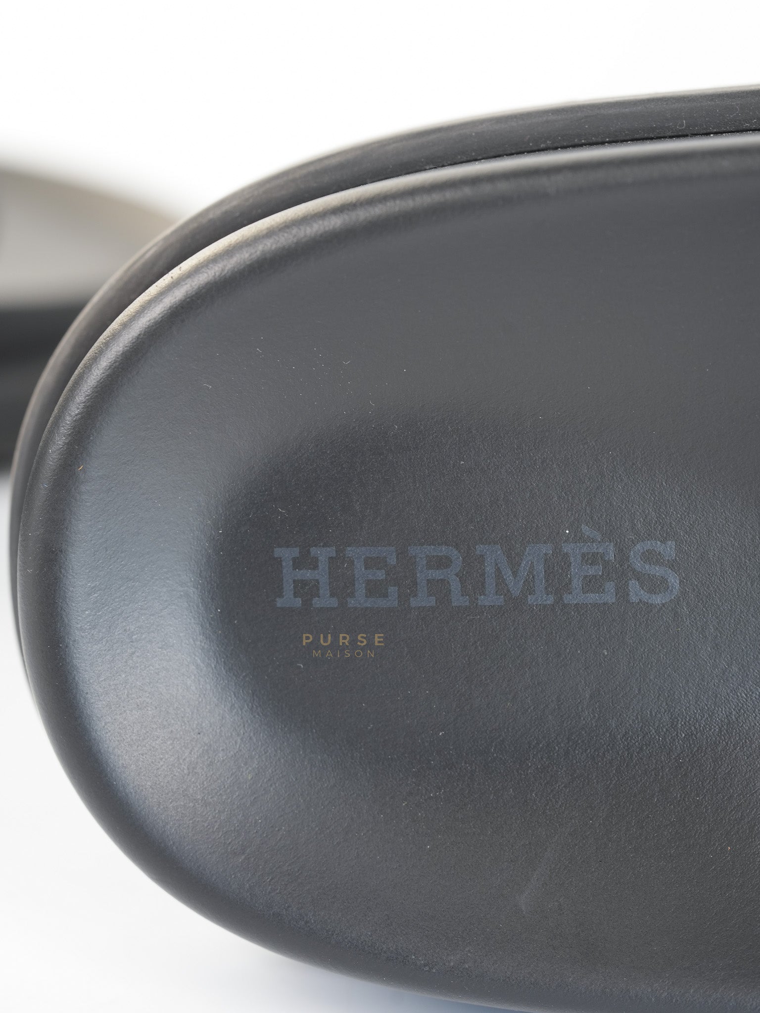 Extra Noir Nappa Leather Sandals Size 40 EU (25.5cm) | Purse Maison Luxury Bags Shop