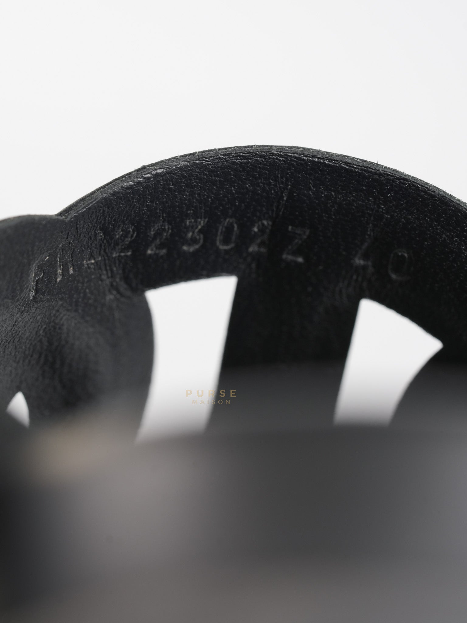 Extra Noir Nappa Leather Sandals Size 40 EU (25.5cm) | Purse Maison Luxury Bags Shop