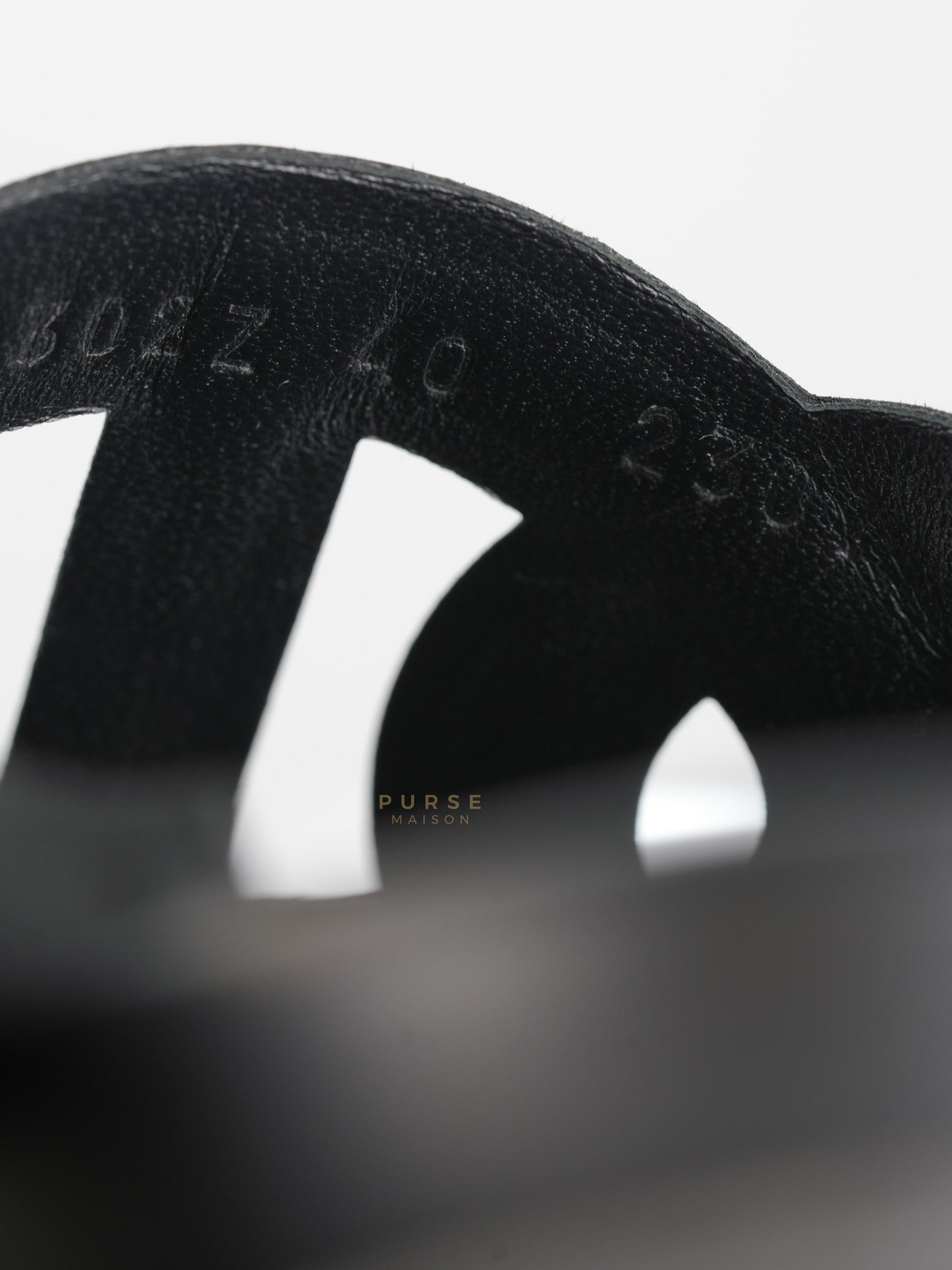 Extra Noir Nappa Leather Sandals Size 40 EU (25.5cm) | Purse Maison Luxury Bags Shop