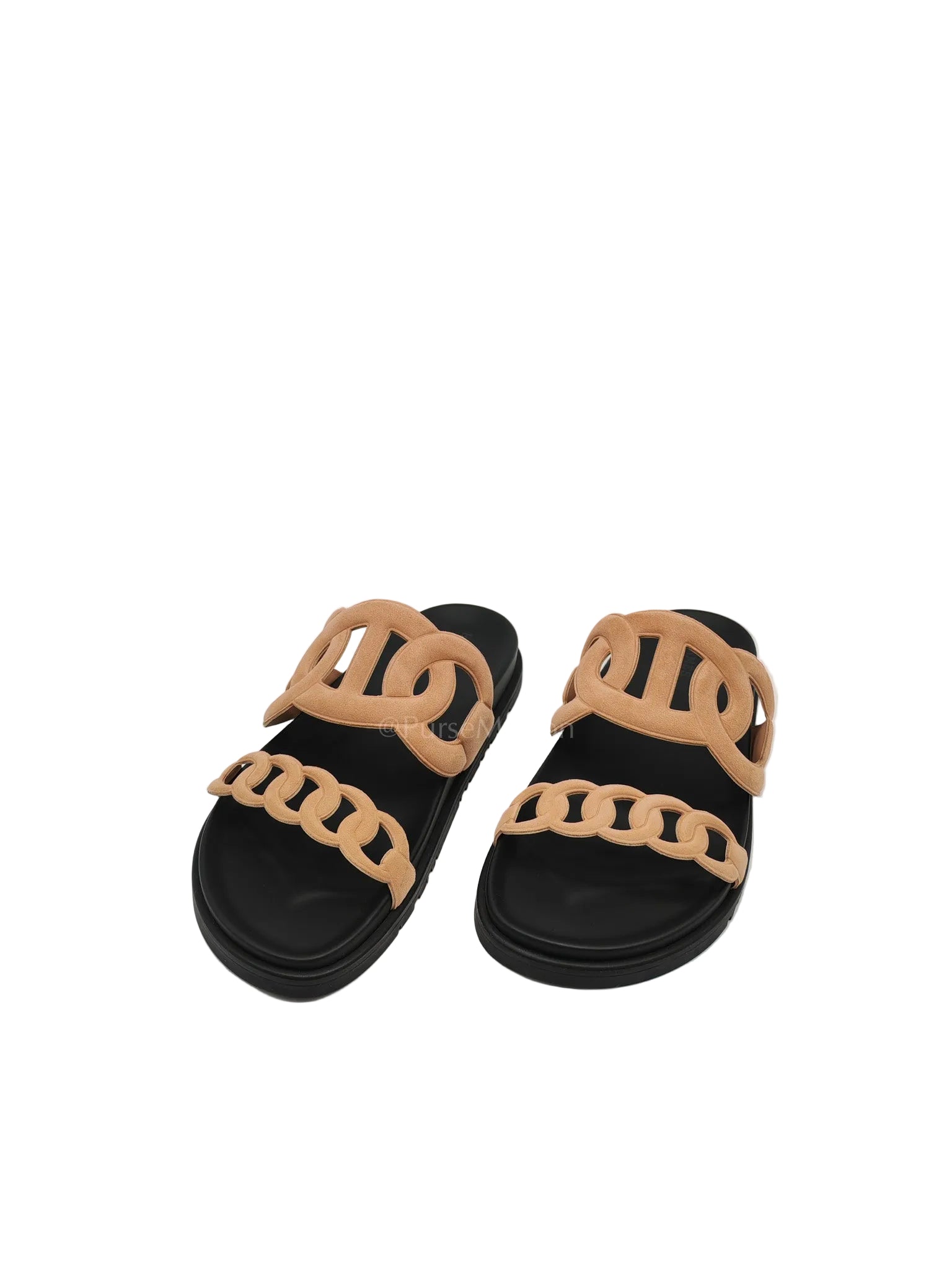 Extra Sandal in Beige Suede Leather Size 38.5 EU (25 cm) | Purse Maison Luxury Bags Shop