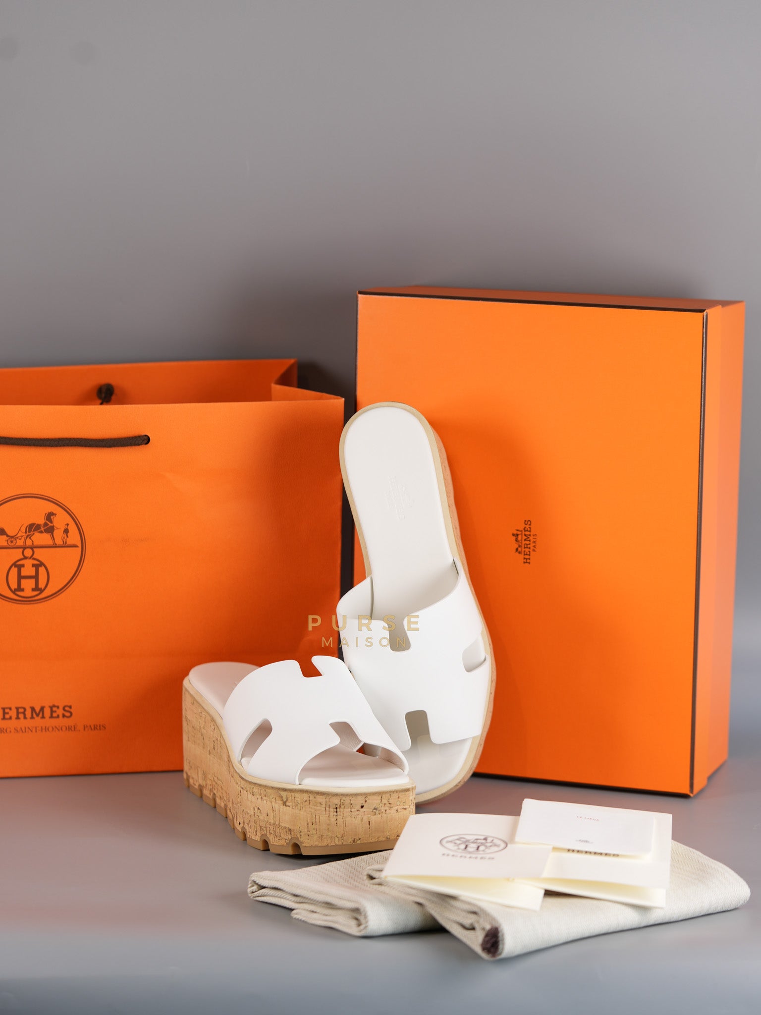 Eze 30 Sandals in White Sandals Size 40 EU (25cm) | Purse Maison Luxury Bags Shop