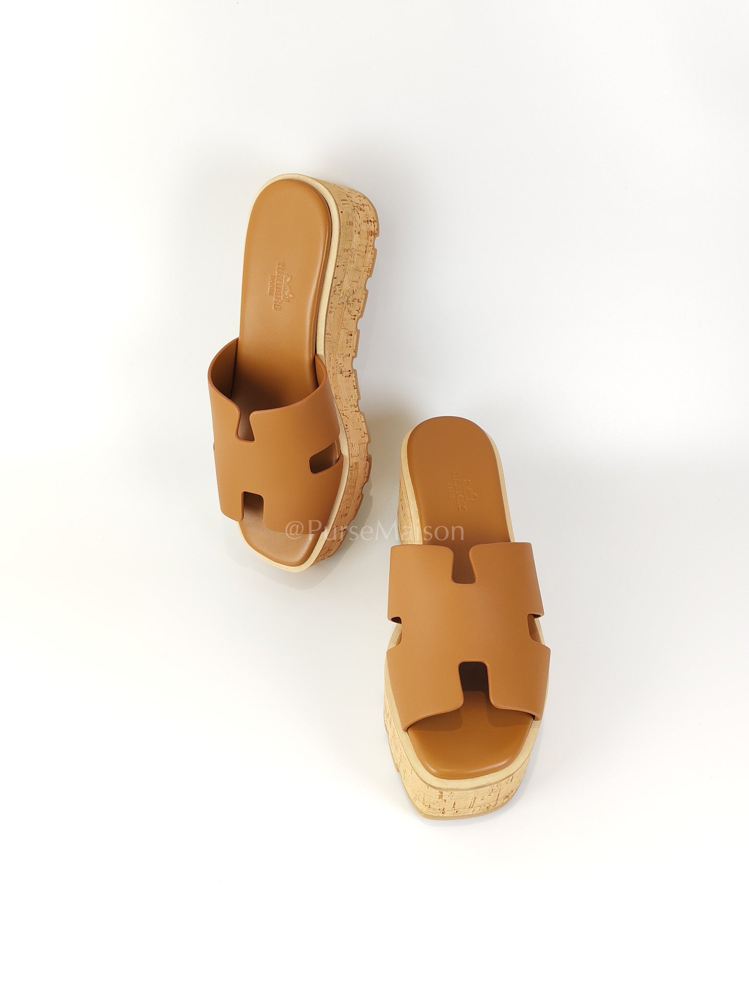 Eze Sandals Gold in Swift Leather Size 37 (24 cm) | Purse Maison Luxury Bags Shop