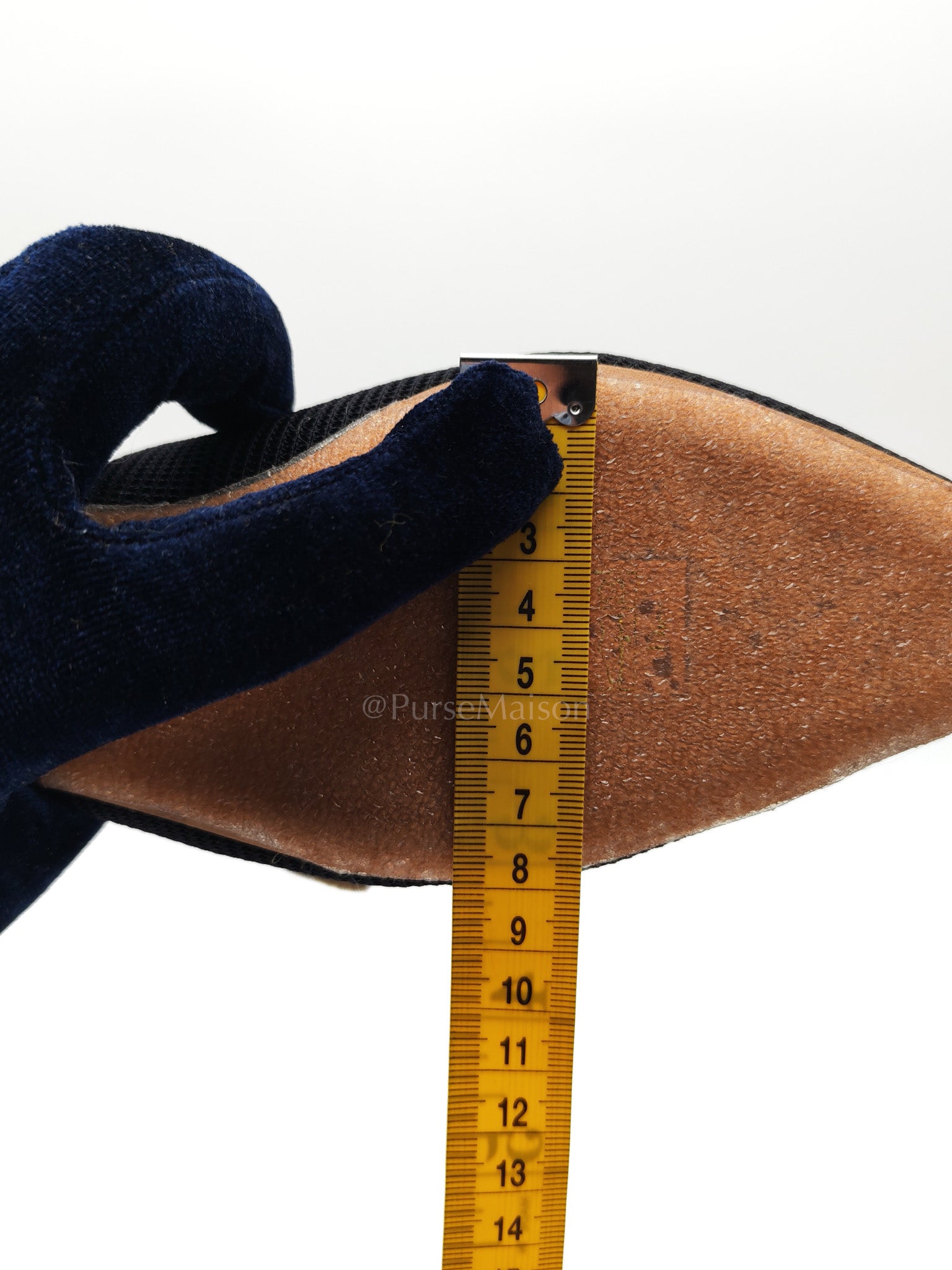 Fabric & Ribbon J'Adior Slingback Ballet Flats Size 37.5 EU (25 cm) | Purse Maison Luxury Bags Shop