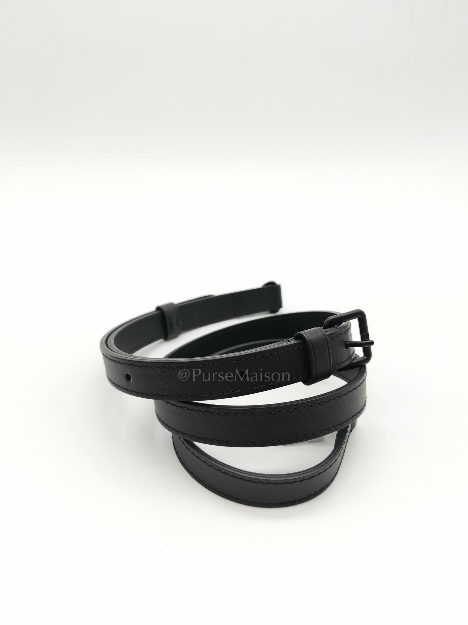 Fastline Wearable Wallet in Aerogram Leather Black | Purse Maison Luxury Bags Shop