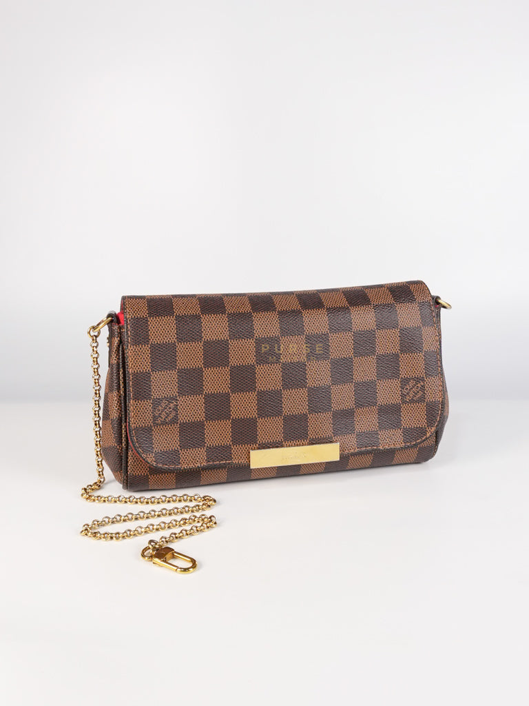 Favorite PM in Damier Ebene Canvas (Date Code: SA2166) | Purse Maison Luxury Bags Shop