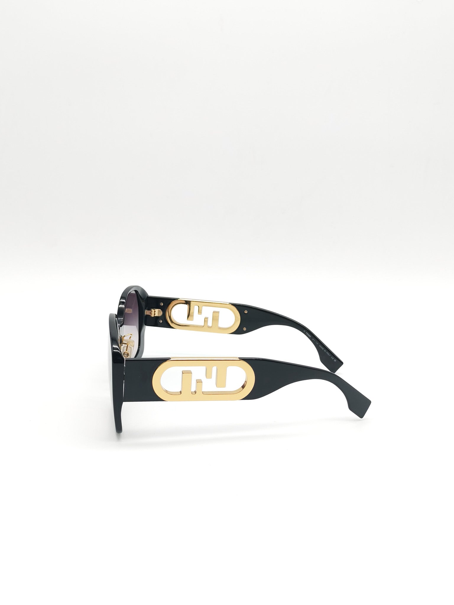 O'Lock FE40048F Sunglasses in Shiny Black/Gold Acetate