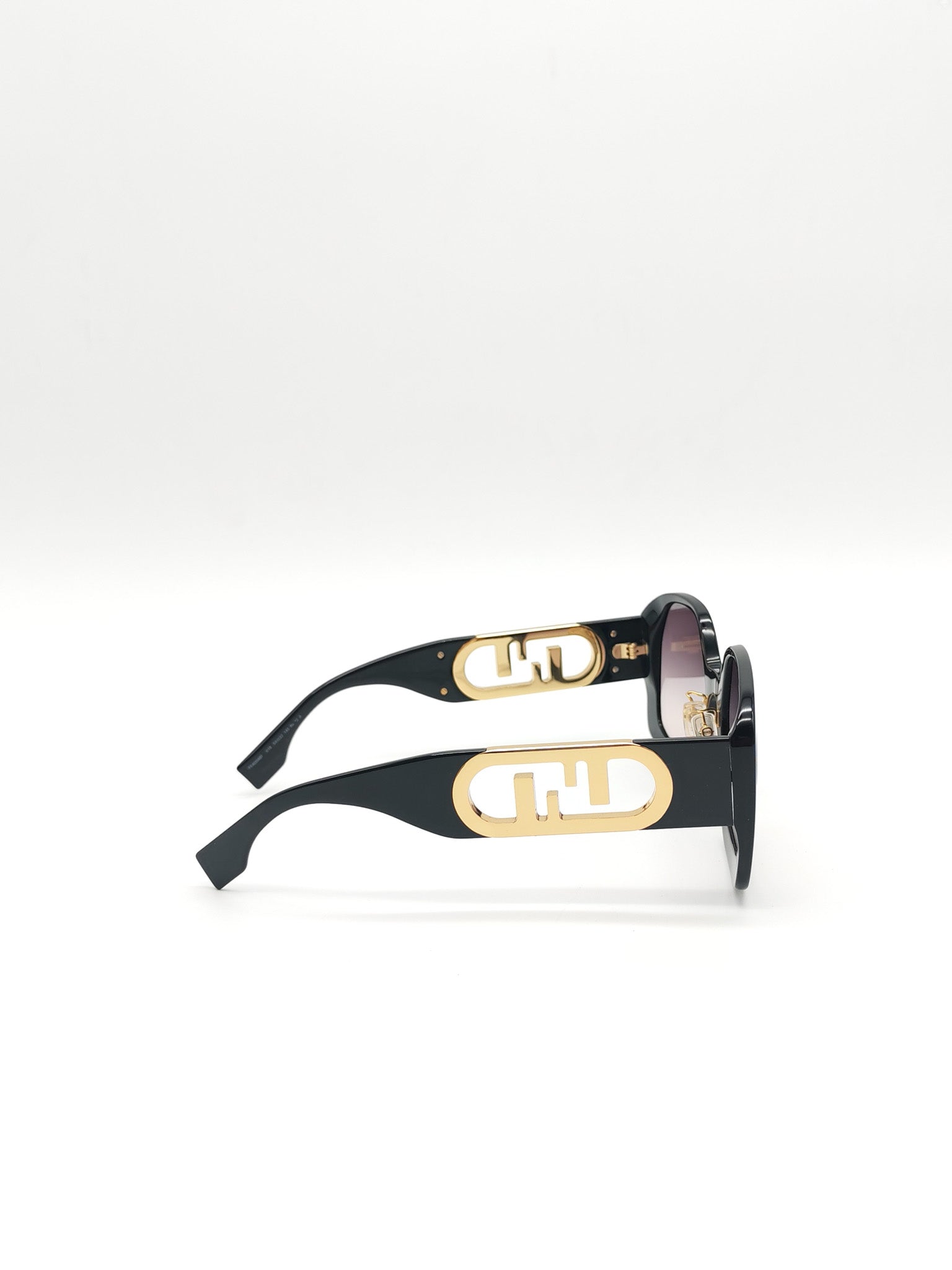 O'Lock FE40048F Sunglasses in Shiny Black/Gold Acetate