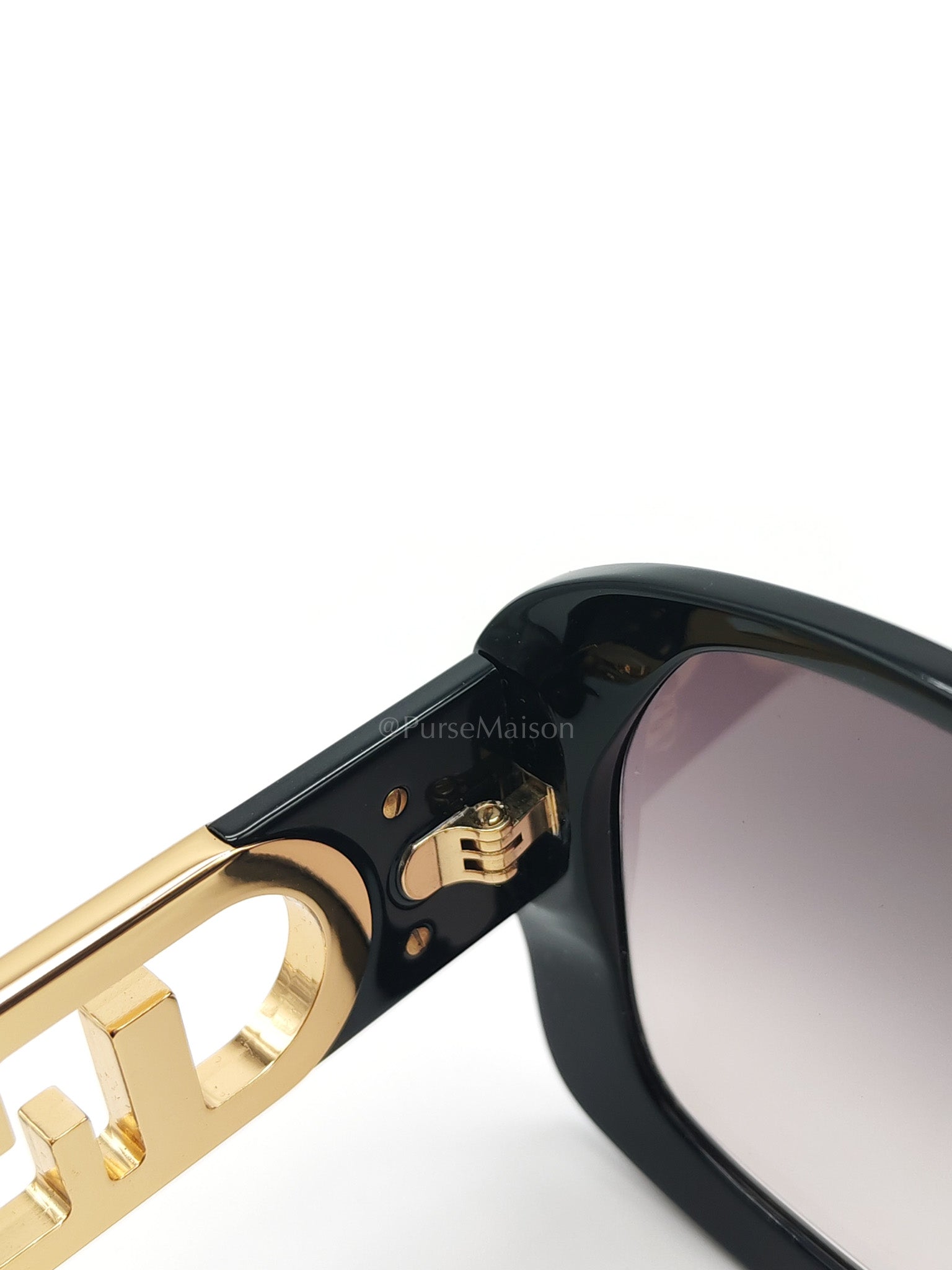 O'Lock FE40048F Sunglasses in Shiny Black/Gold Acetate