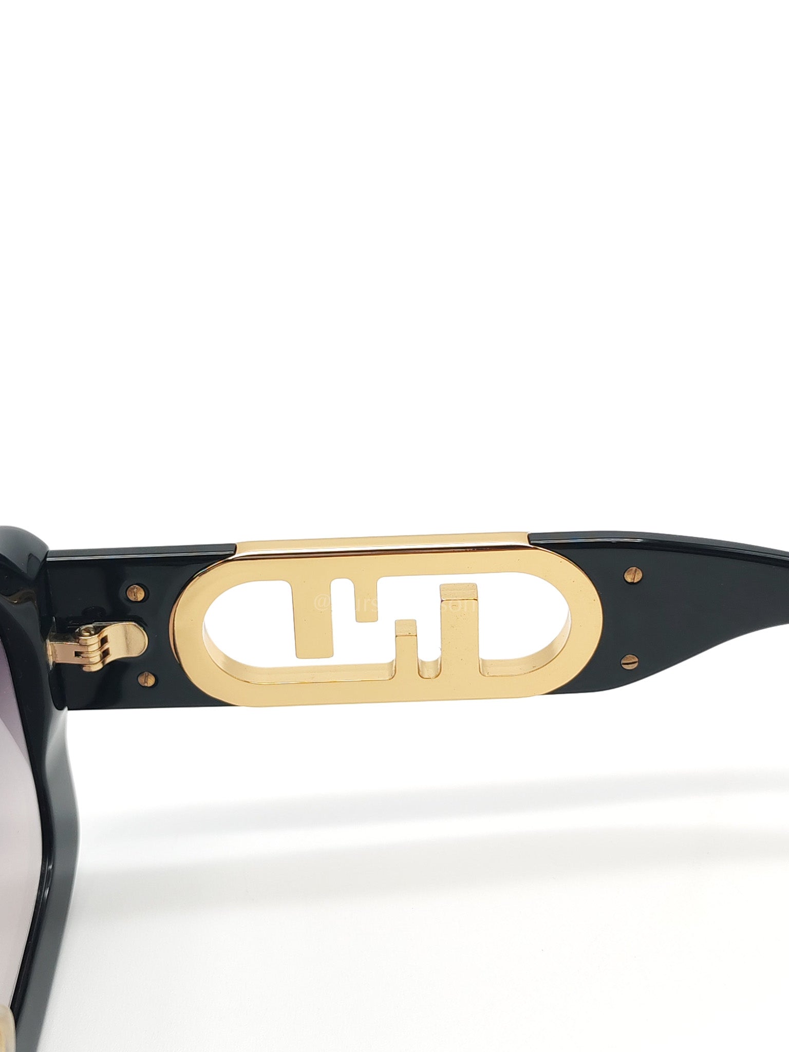 O'Lock FE40048F Sunglasses in Shiny Black/Gold Acetate