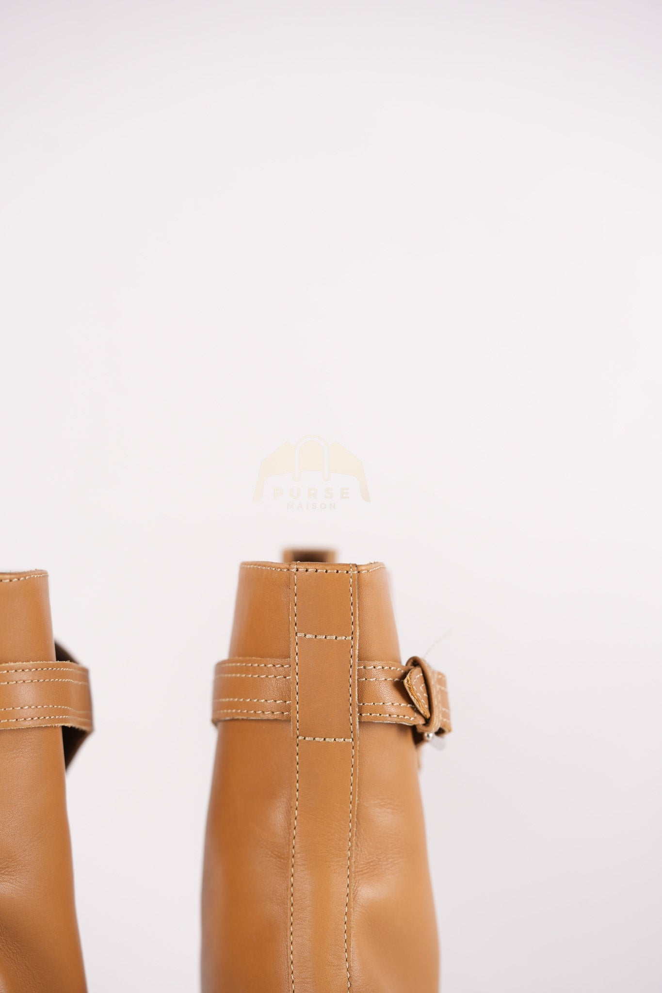 Feeling Veau Bottine Boots in Tabac Camel Size 38 (24cm) | Purse Maison Luxury Bags Shop