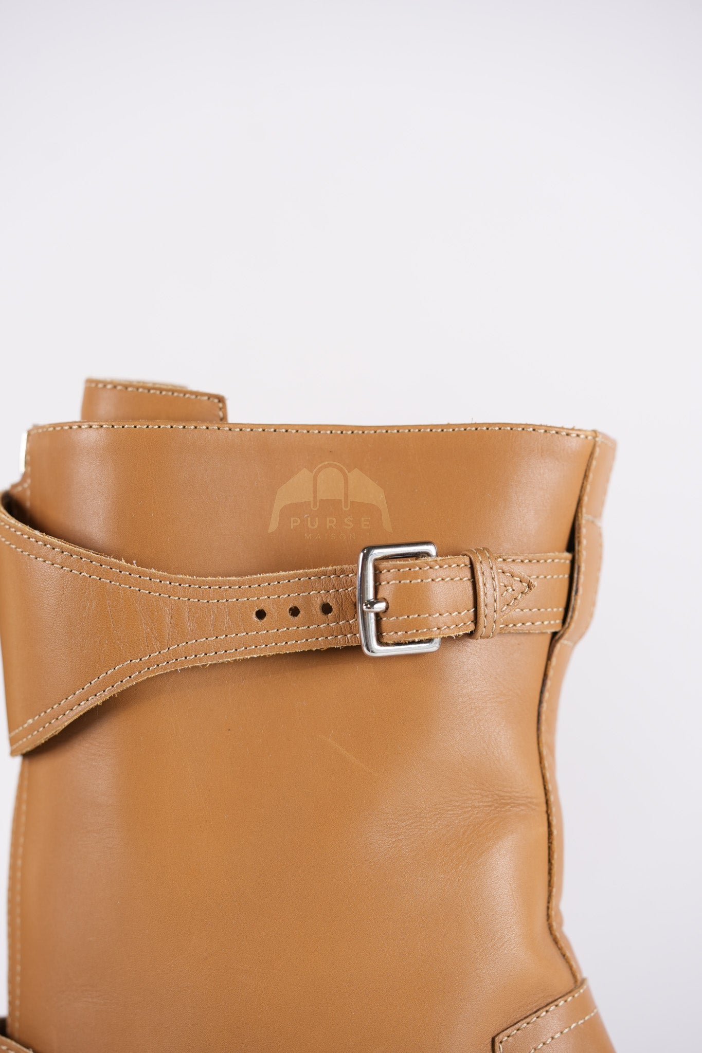 Feeling Veau Bottine Boots in Tabac Camel Size 38 (24cm) | Purse Maison Luxury Bags Shop