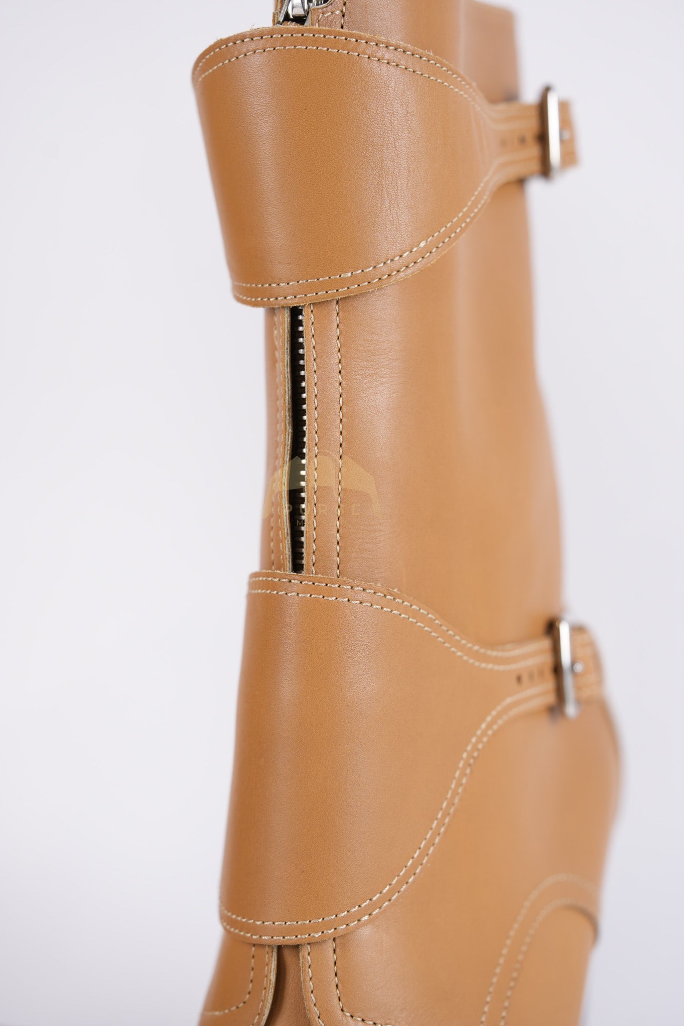 Feeling Veau Bottine Boots in Tabac Camel Size 38 (24cm) | Purse Maison Luxury Bags Shop