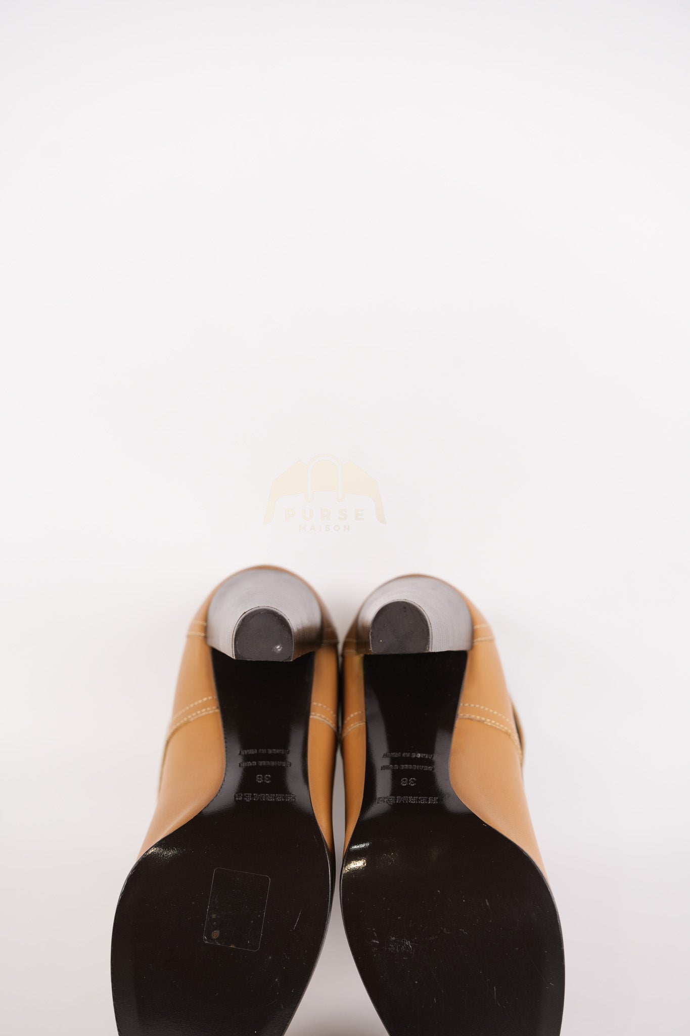 Feeling Veau Bottine Boots in Tabac Camel Size 38 (24cm) | Purse Maison Luxury Bags Shop