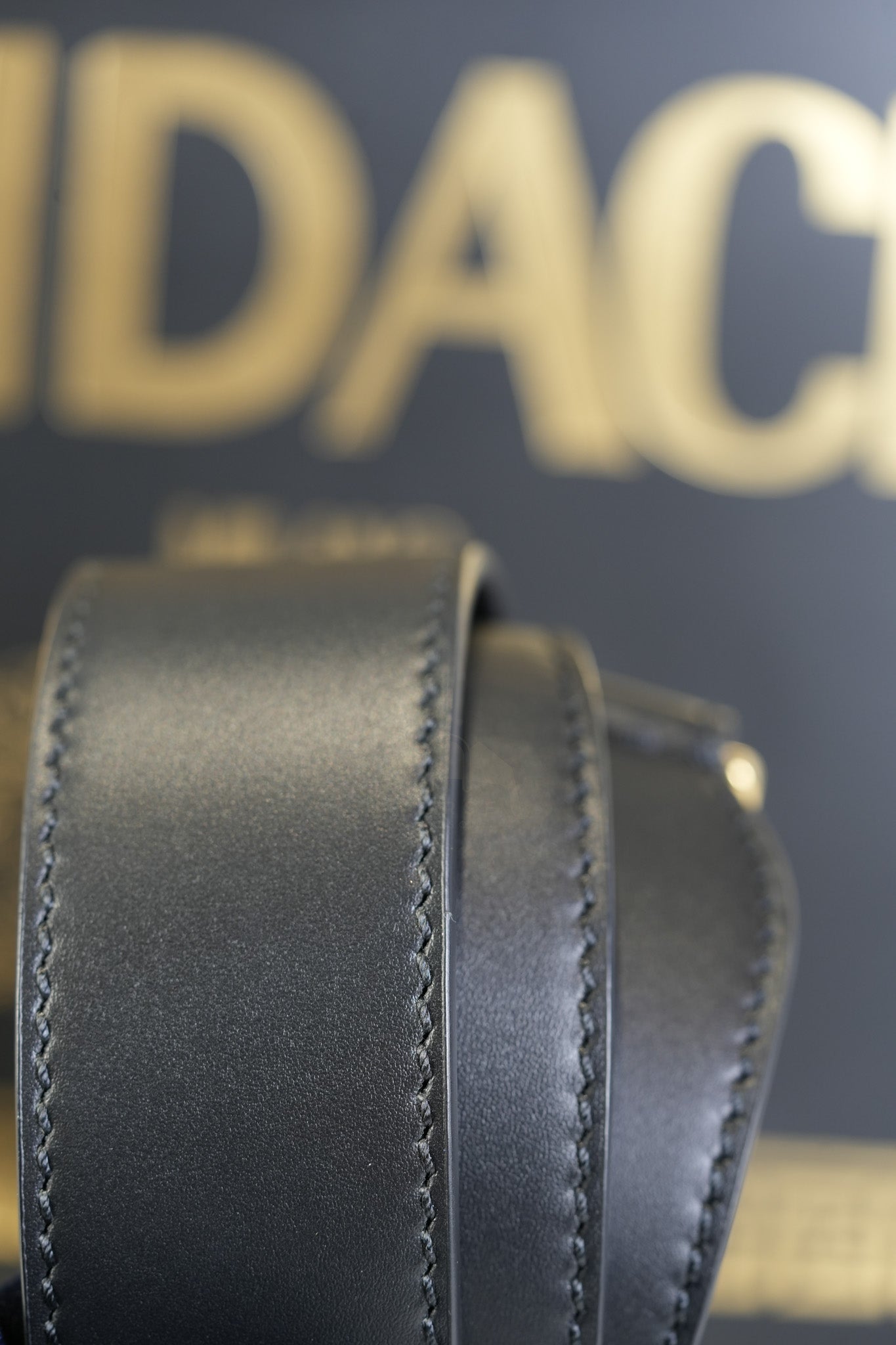 Fendace Sunshine Shopper Tote Bag in Black Calfskin Leather & Gold Hardware | Purse Maison Luxury Bags Shop